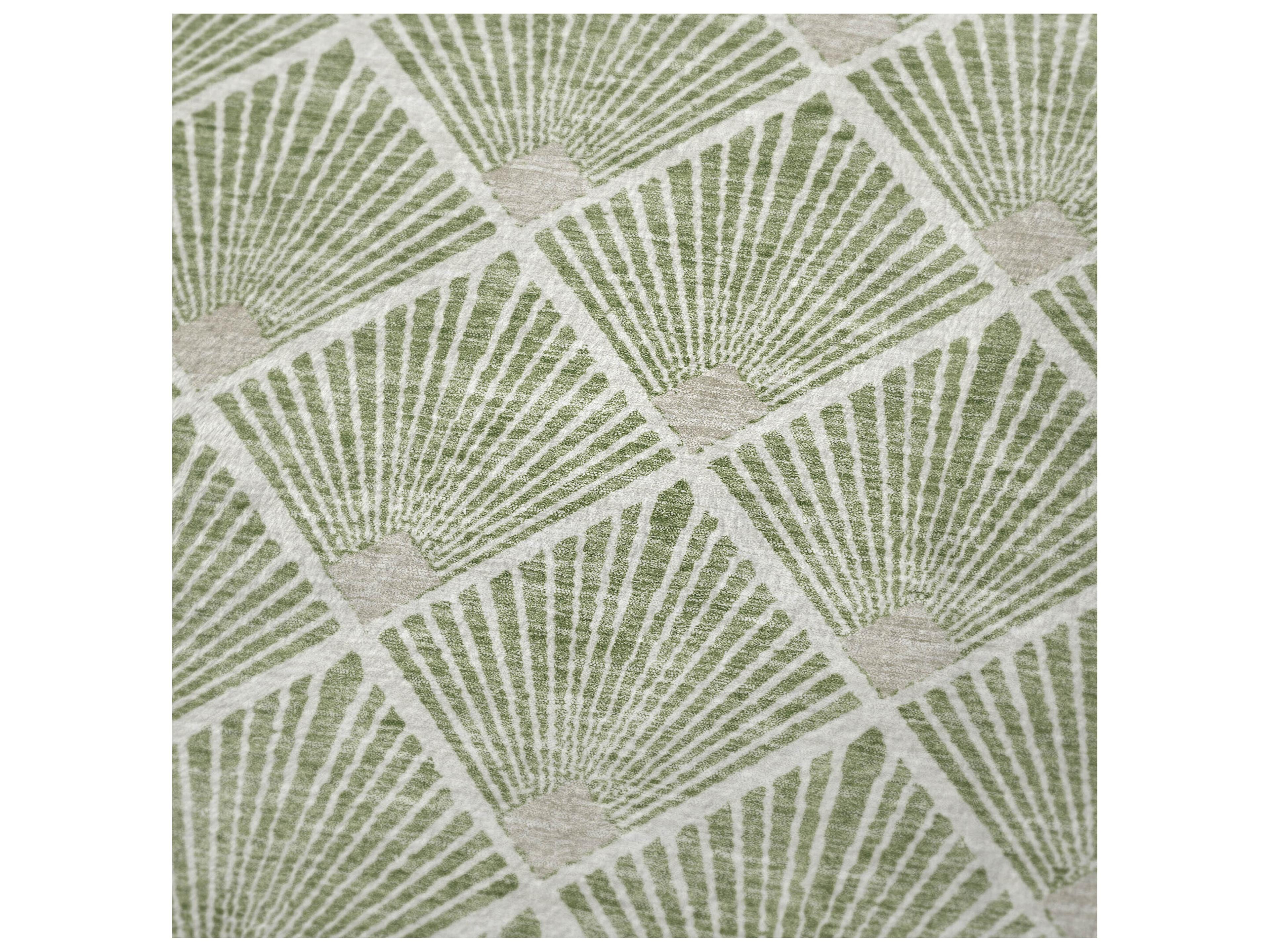 Dalyn Sherpa Green Polyester Throw