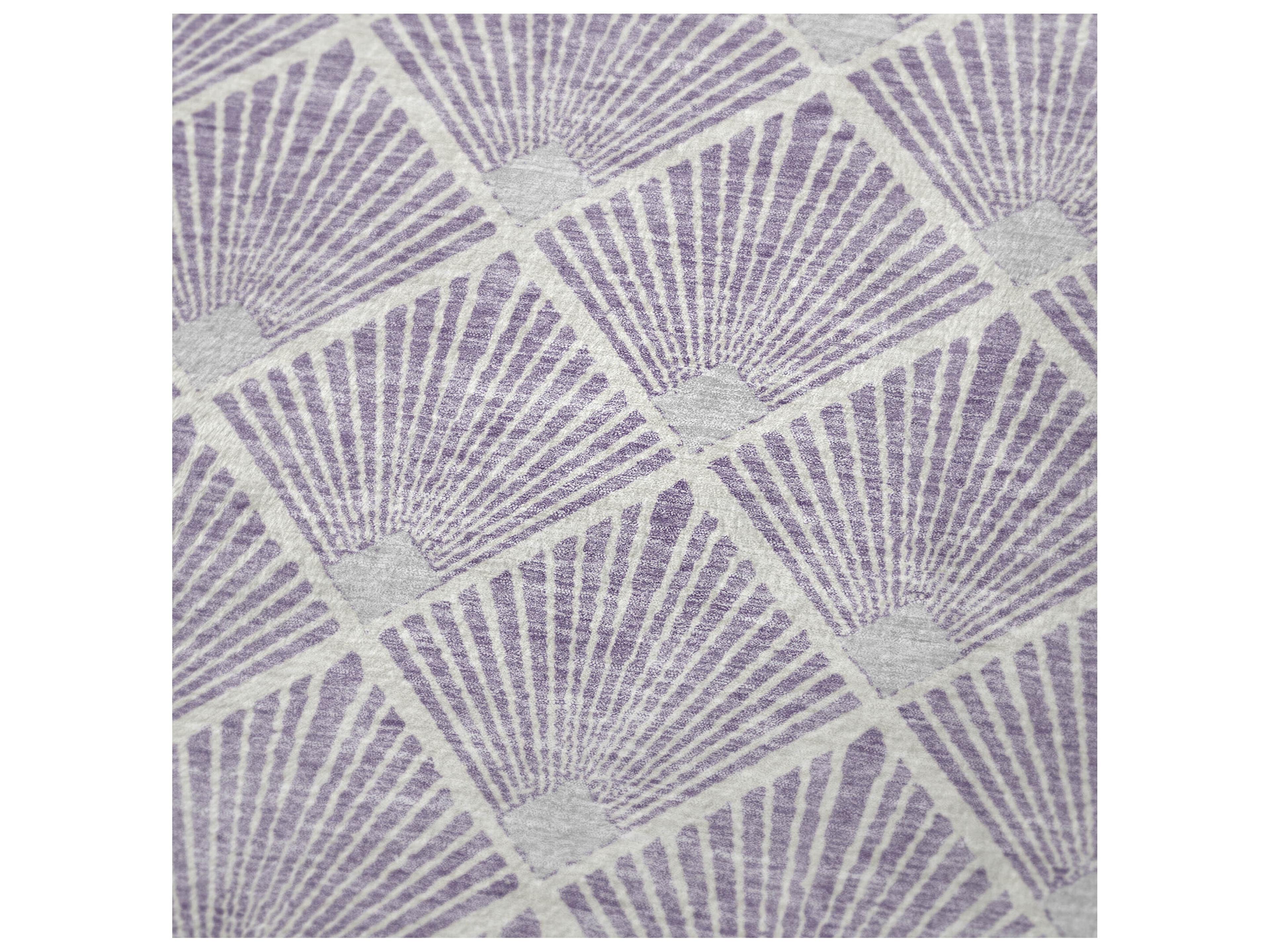 Dalyn Sherpa Purple Polyester Throw