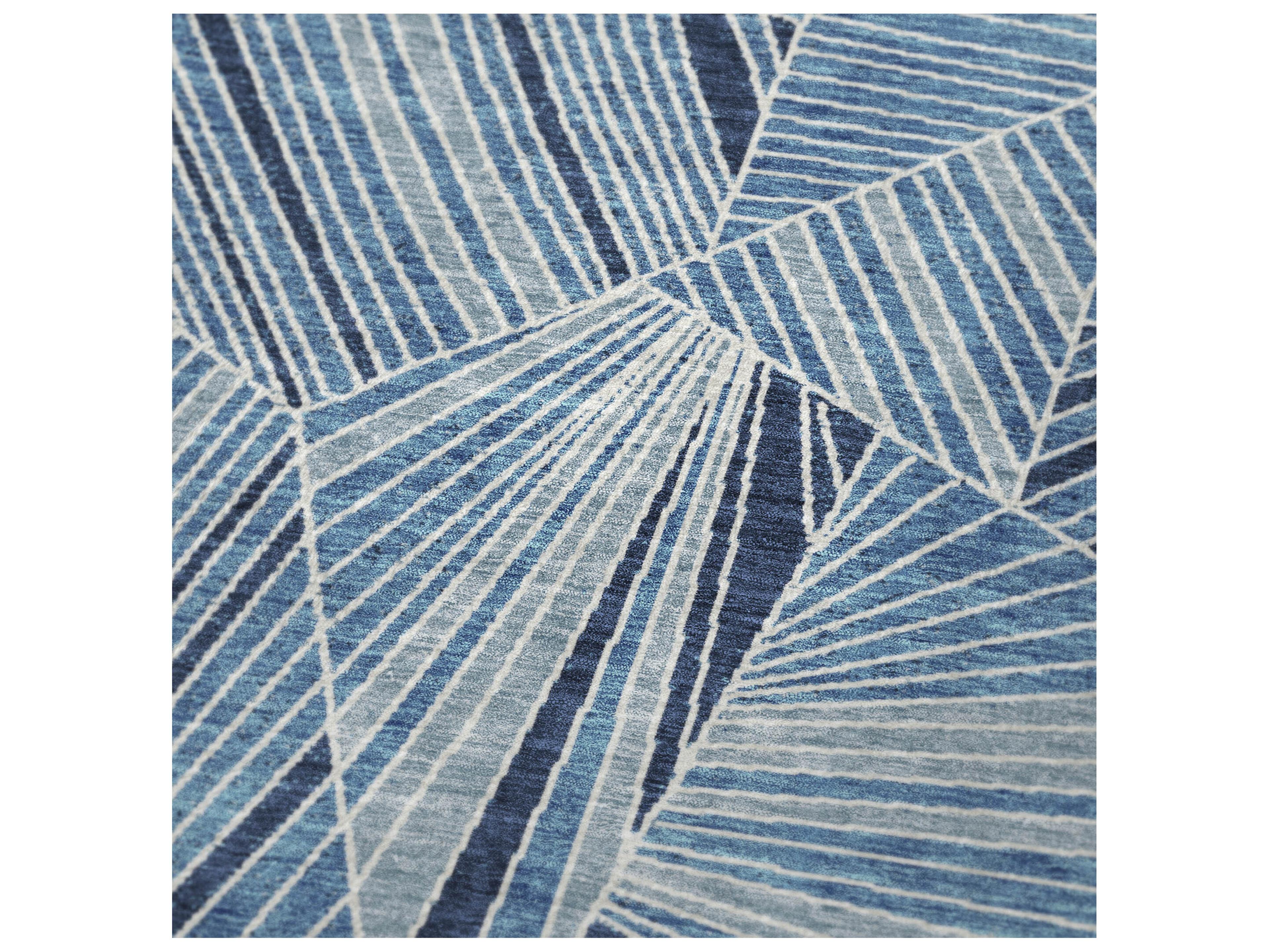 Dalyn Sherpa Blue Polyester Throw