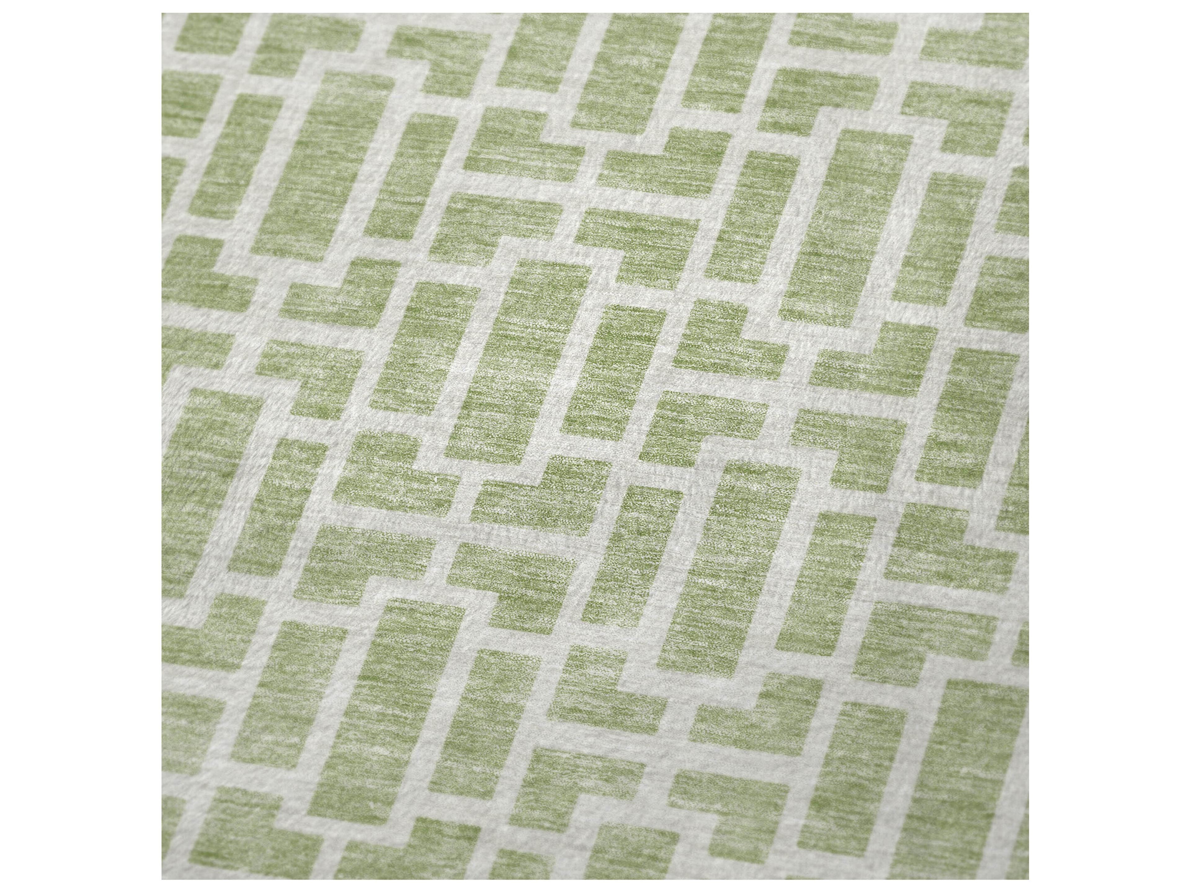 Dalyn Sherpa Green Polyester Throw