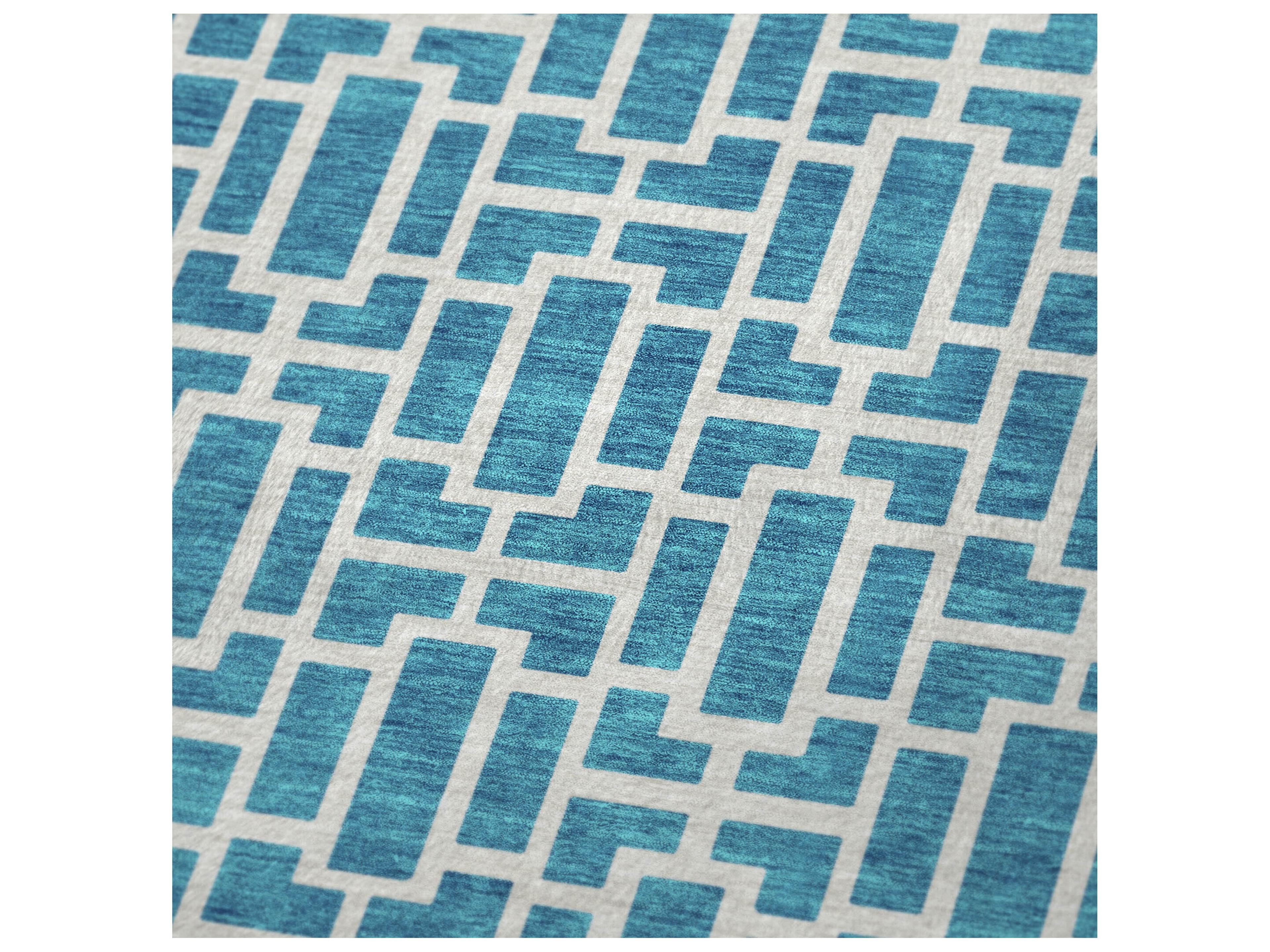 Dalyn Sherpa Teal Polyester Throw