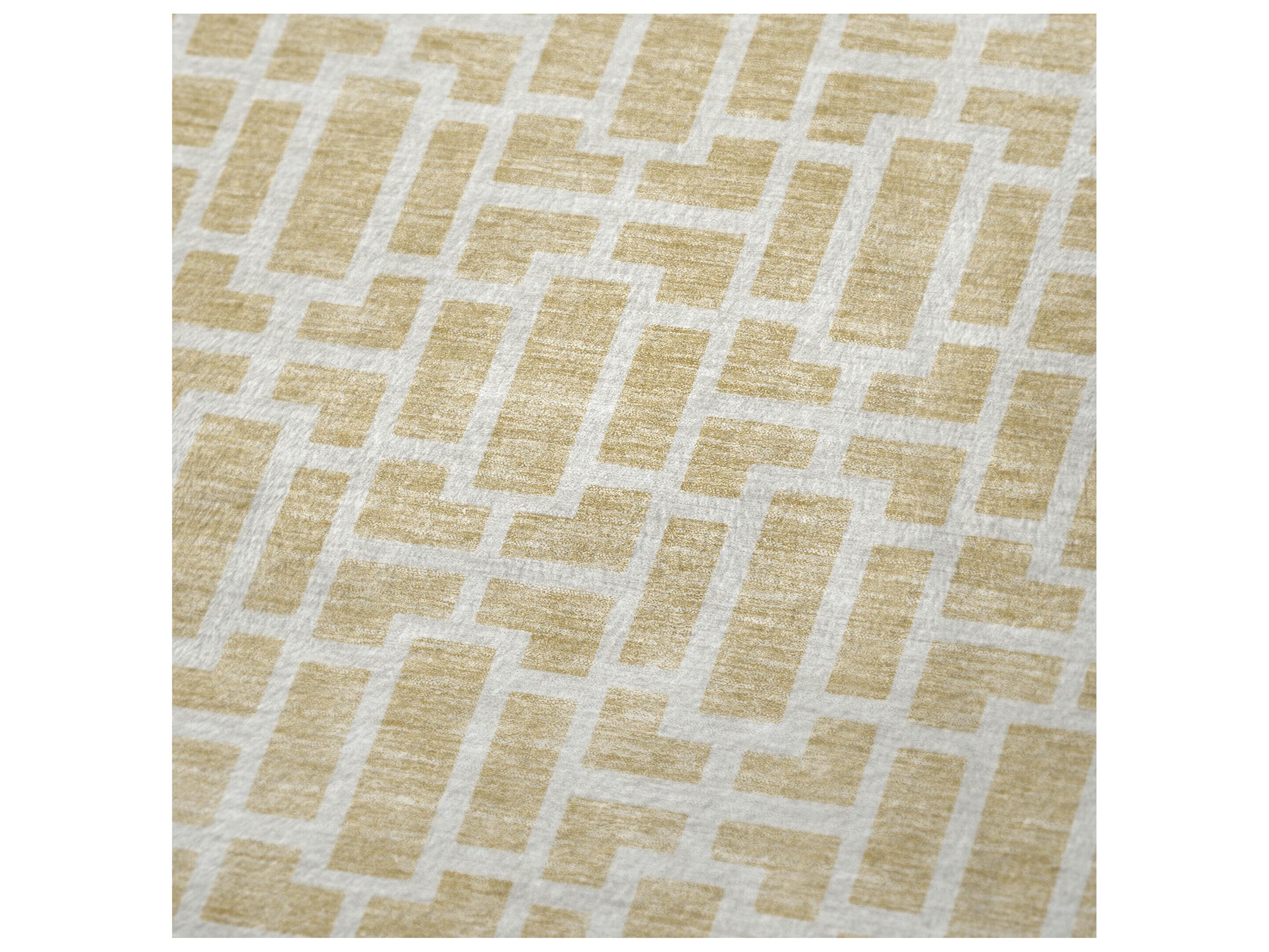 Dalyn Sherpa Gold Polyester Throw