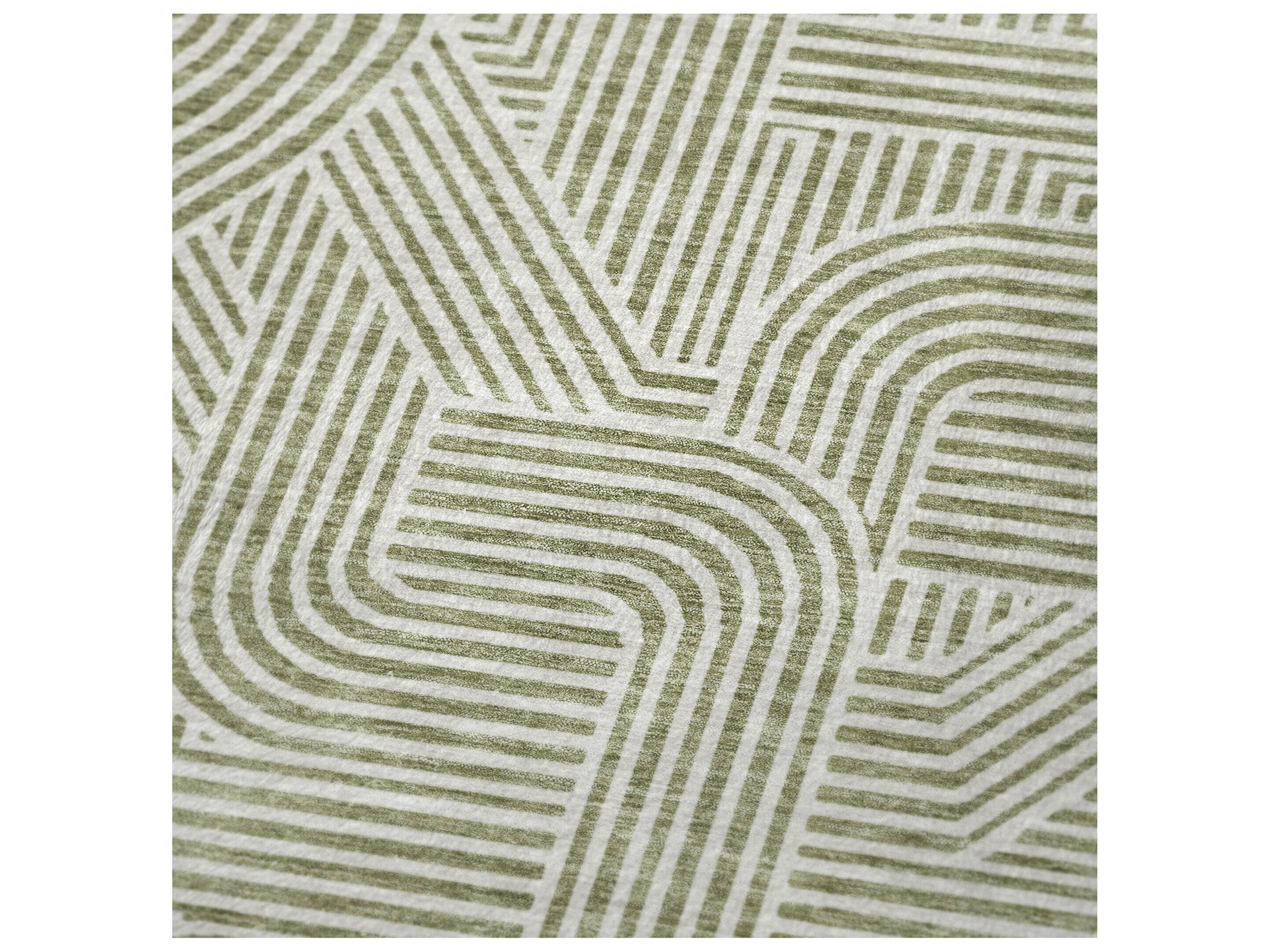 Dalyn Sherpa Green Polyester Throw