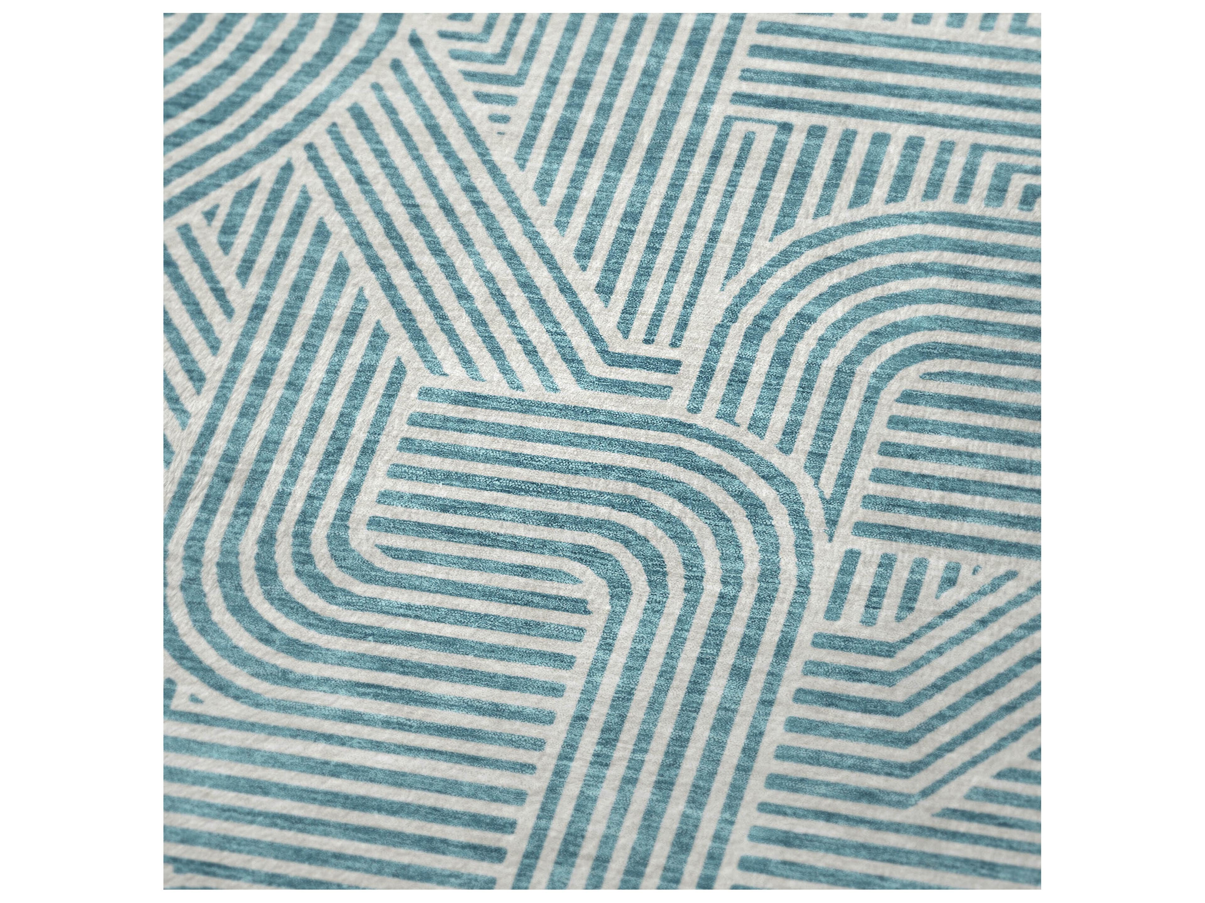 Dalyn Sherpa Teal Polyester Throw