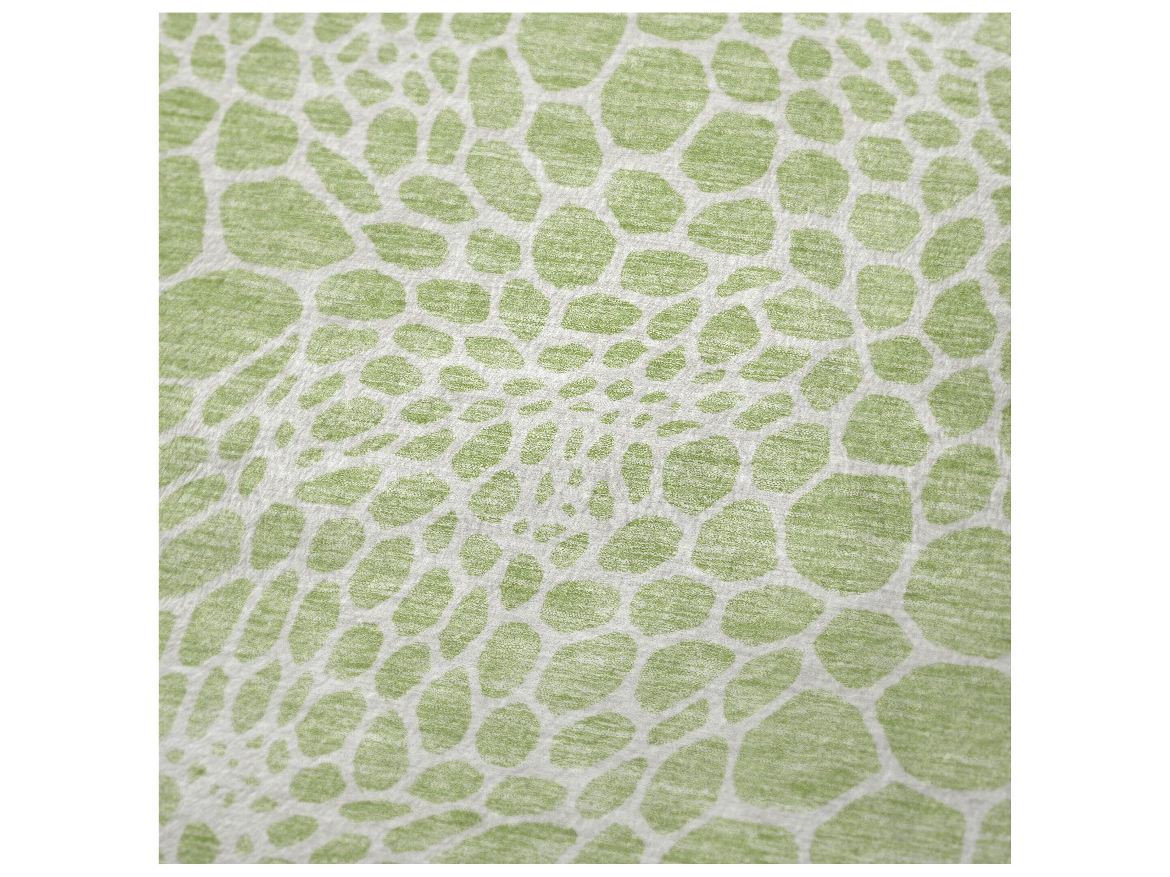 Dalyn Sherpa Green Polyester Throw