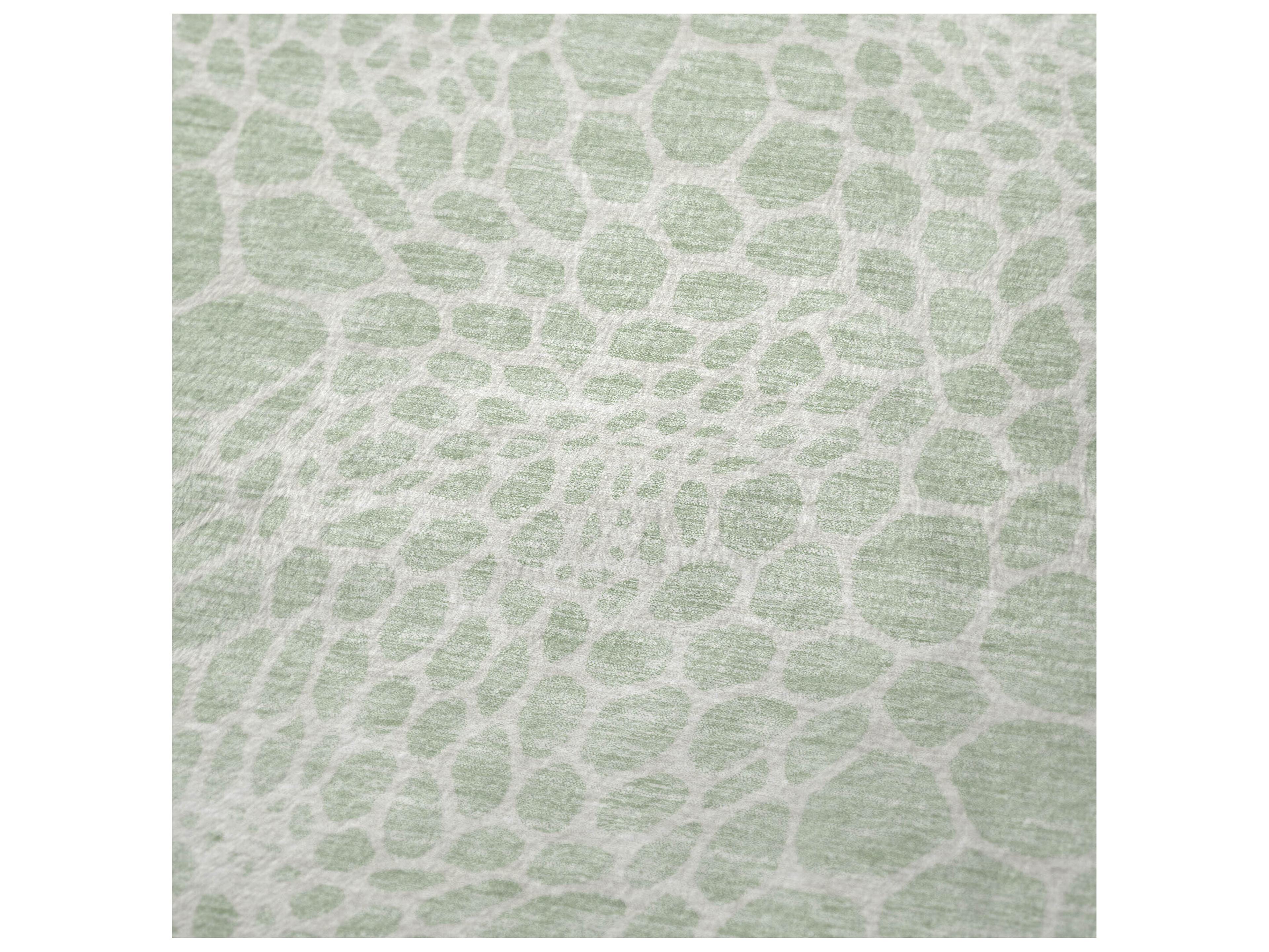 Dalyn Sherpa Green Polyester Throw