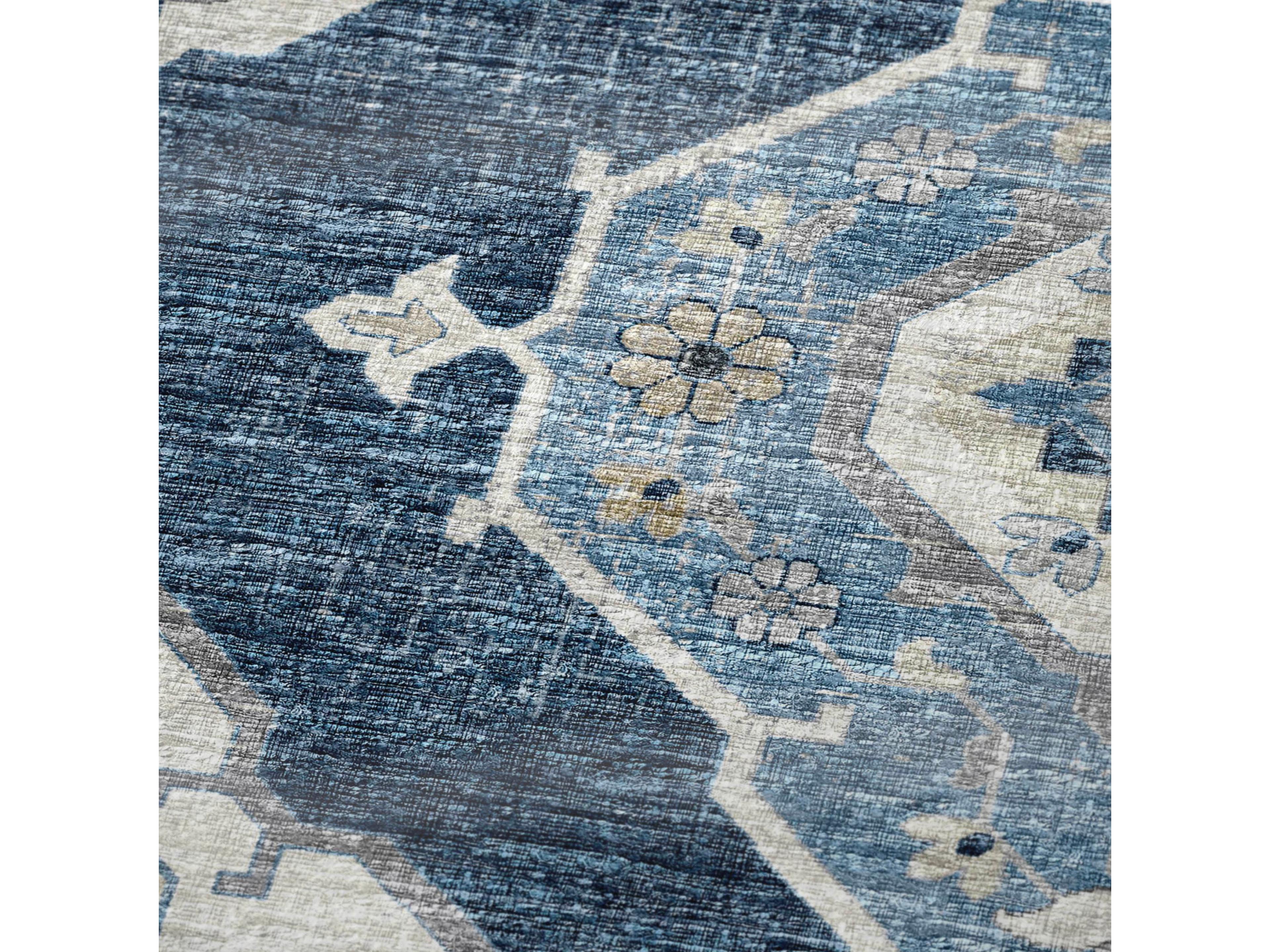 Dalyn Sherpa Blue Polyester Throw