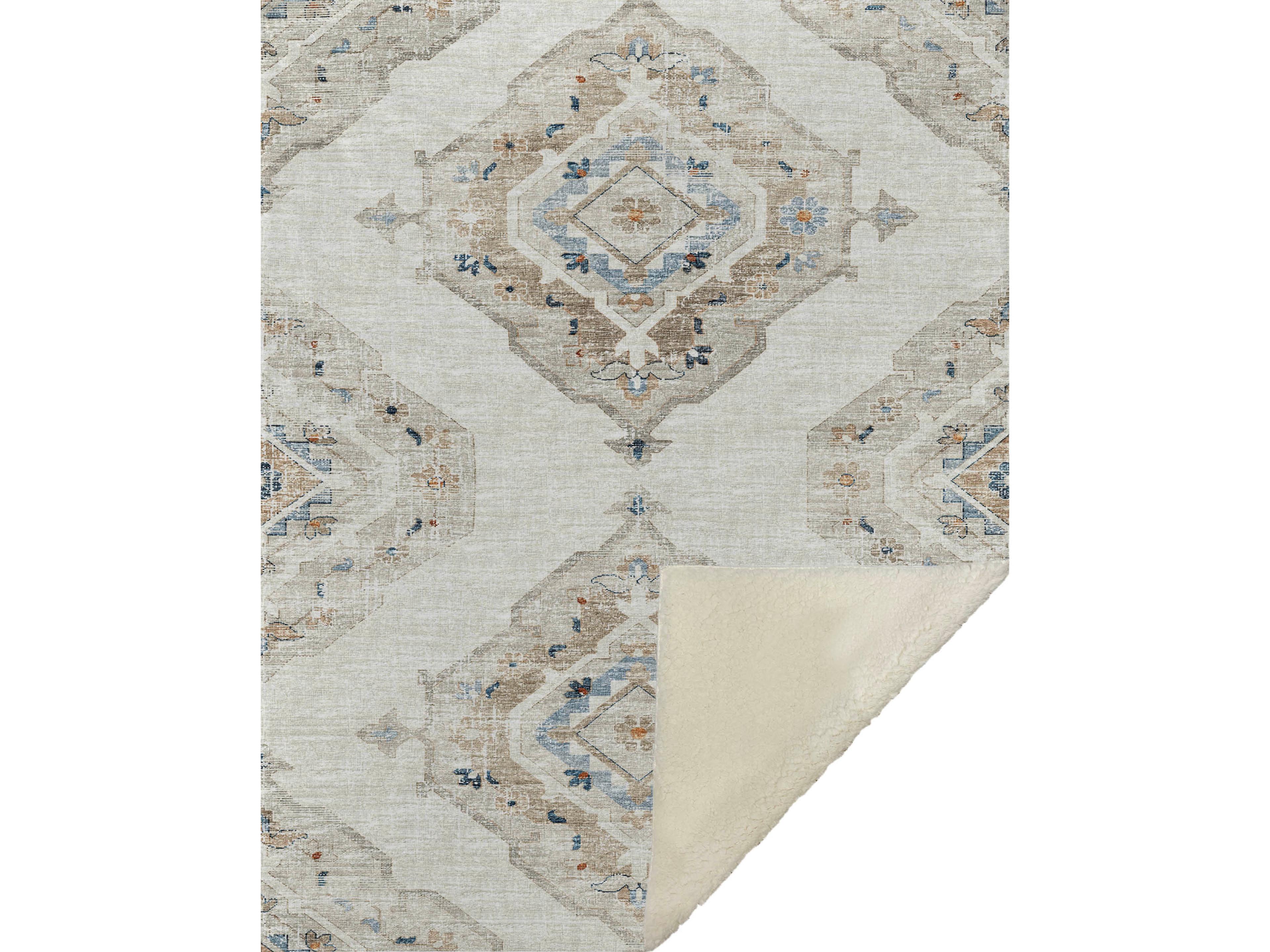 Sherpa Multi Polyester Throw