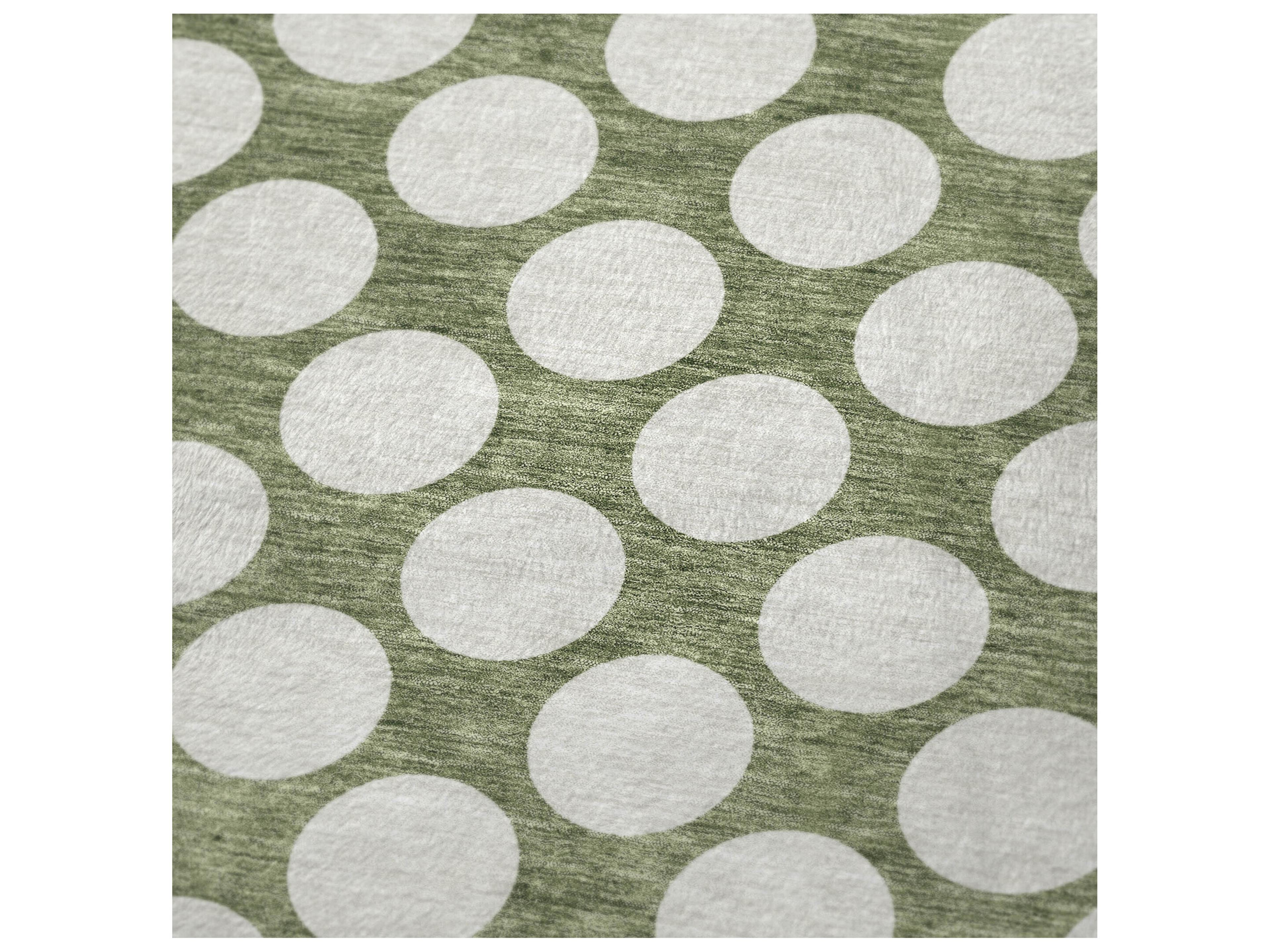 Dalyn Sherpa Green Polyester Throw