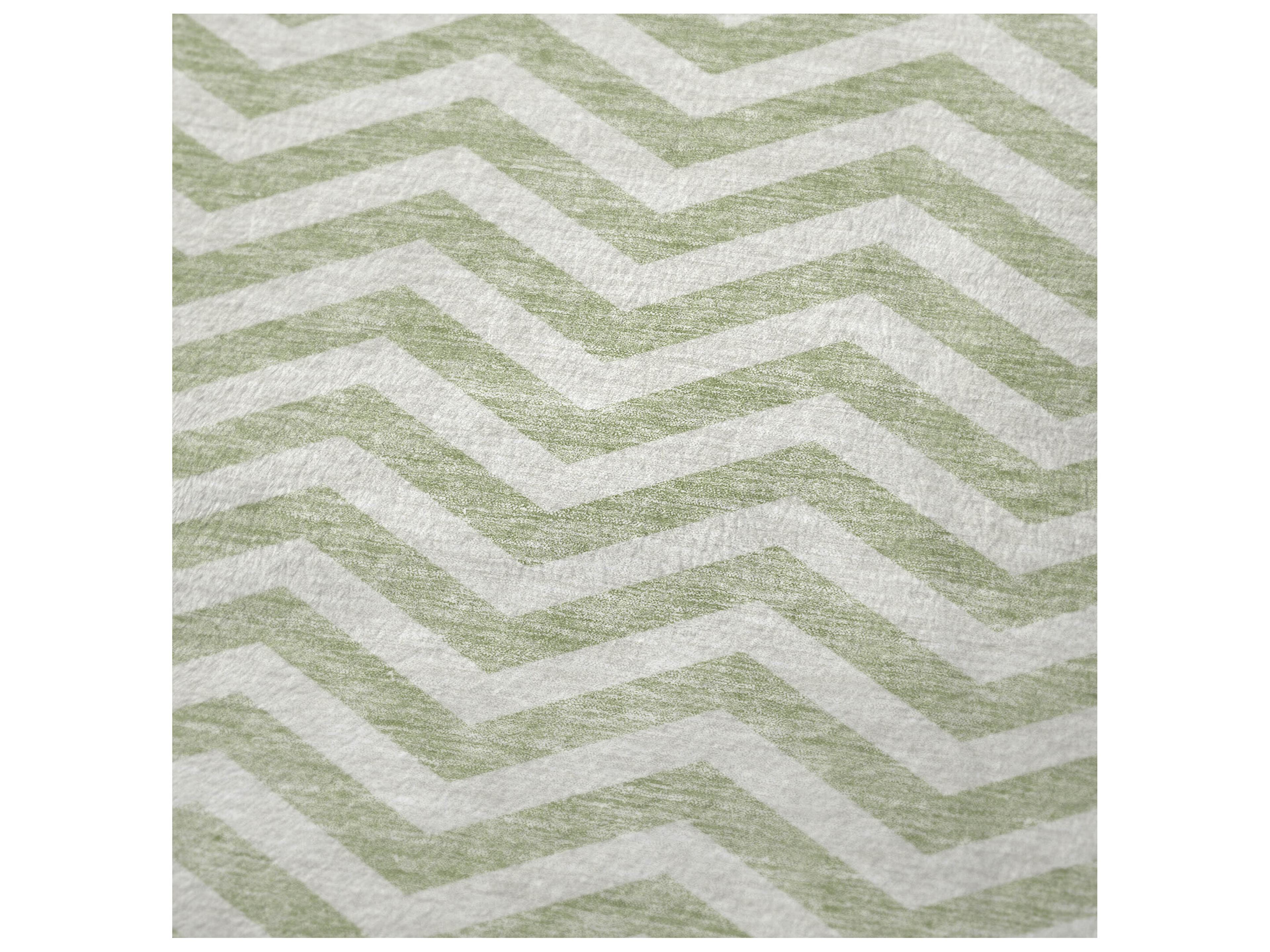 Dalyn Sherpa Green Polyester Throw