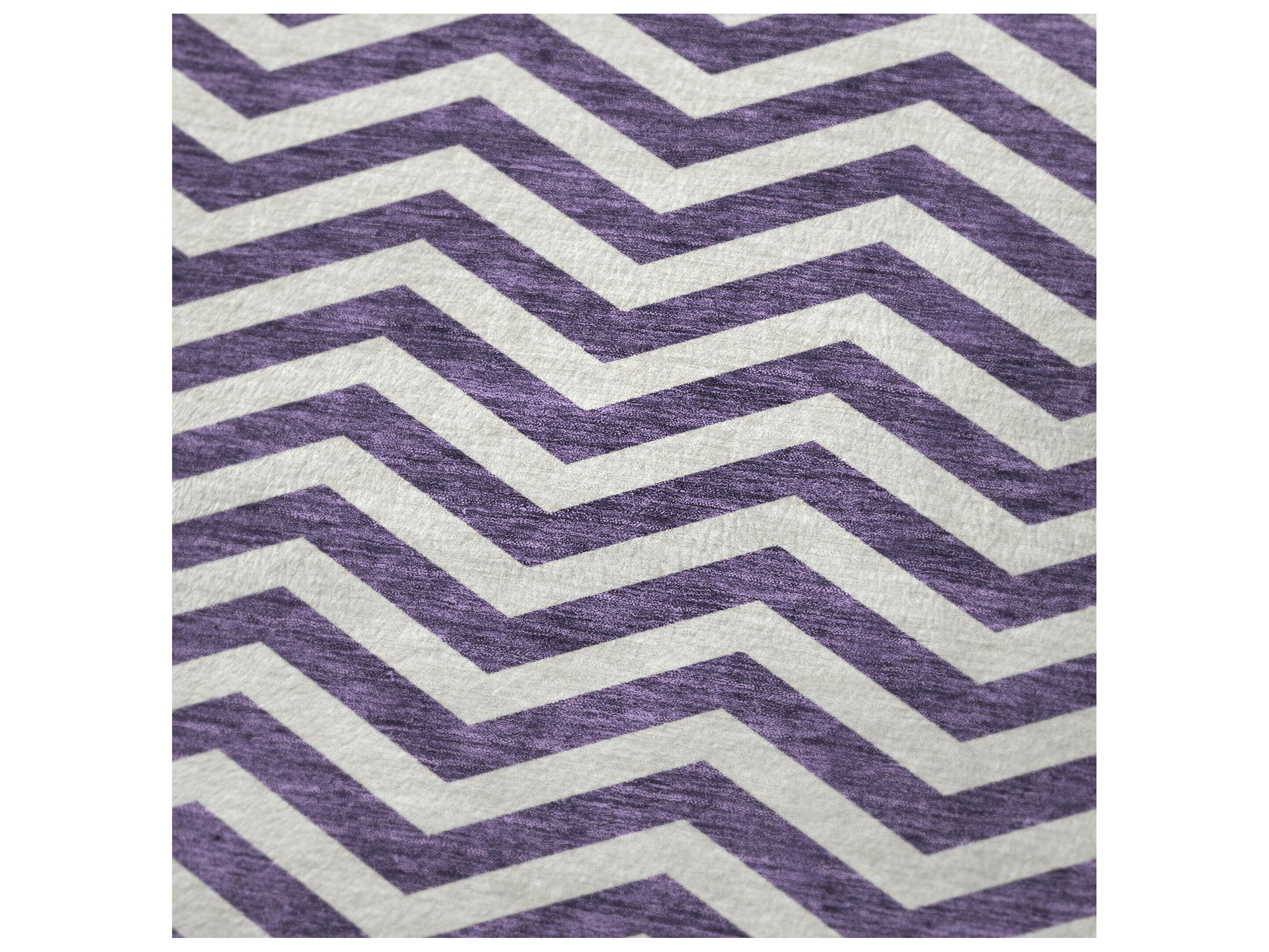 Dalyn Sherpa Purple Polyester Throw