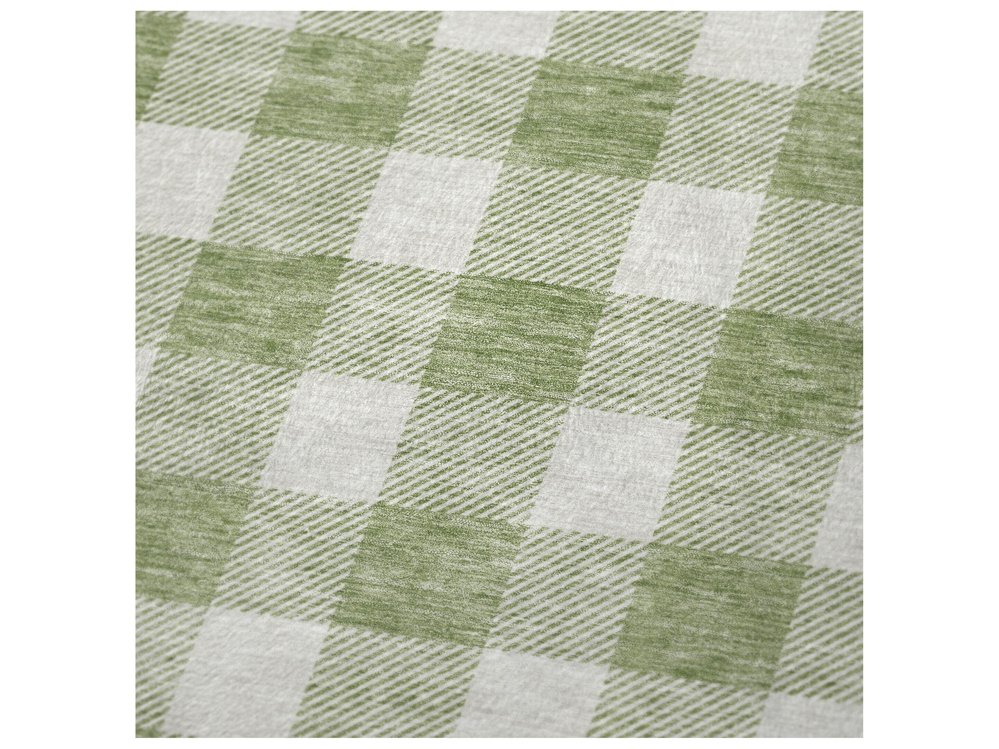 Dalyn Sherpa Green Polyester Throw