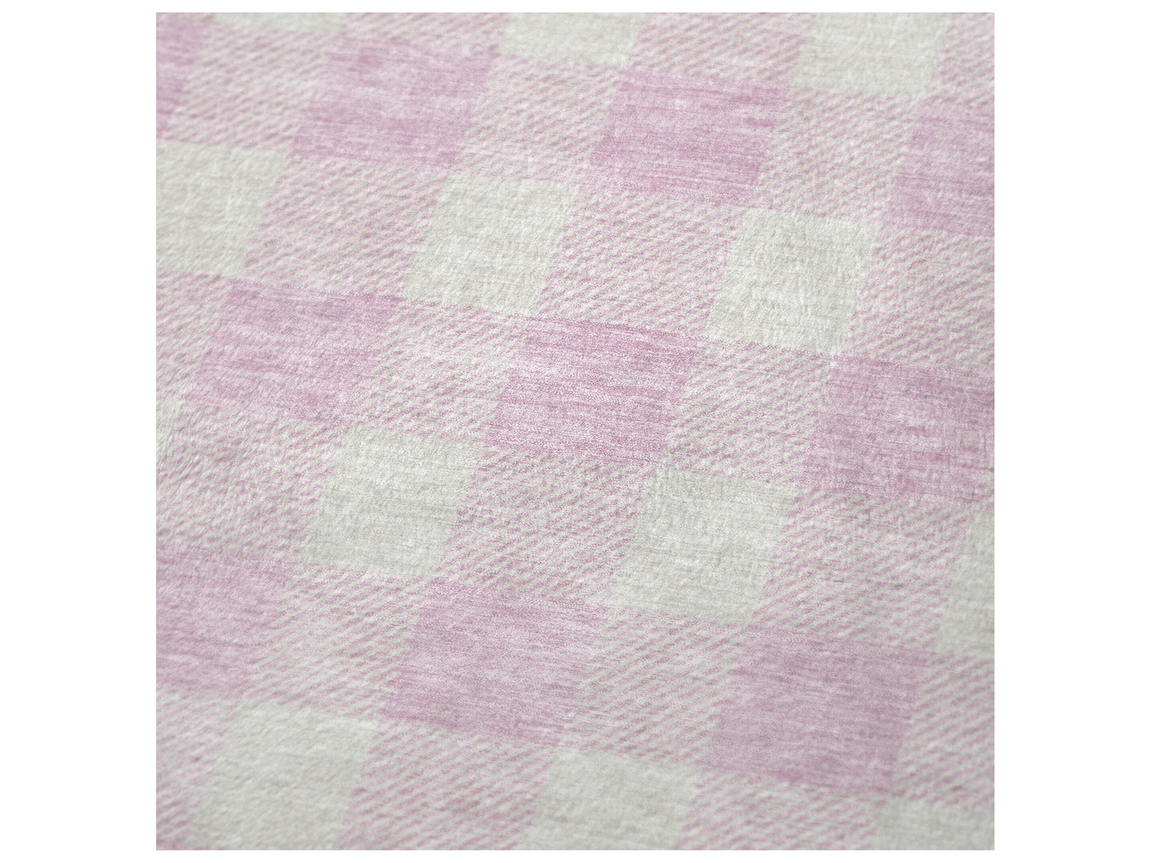 Dalyn Sherpa Pink Polyester Throw