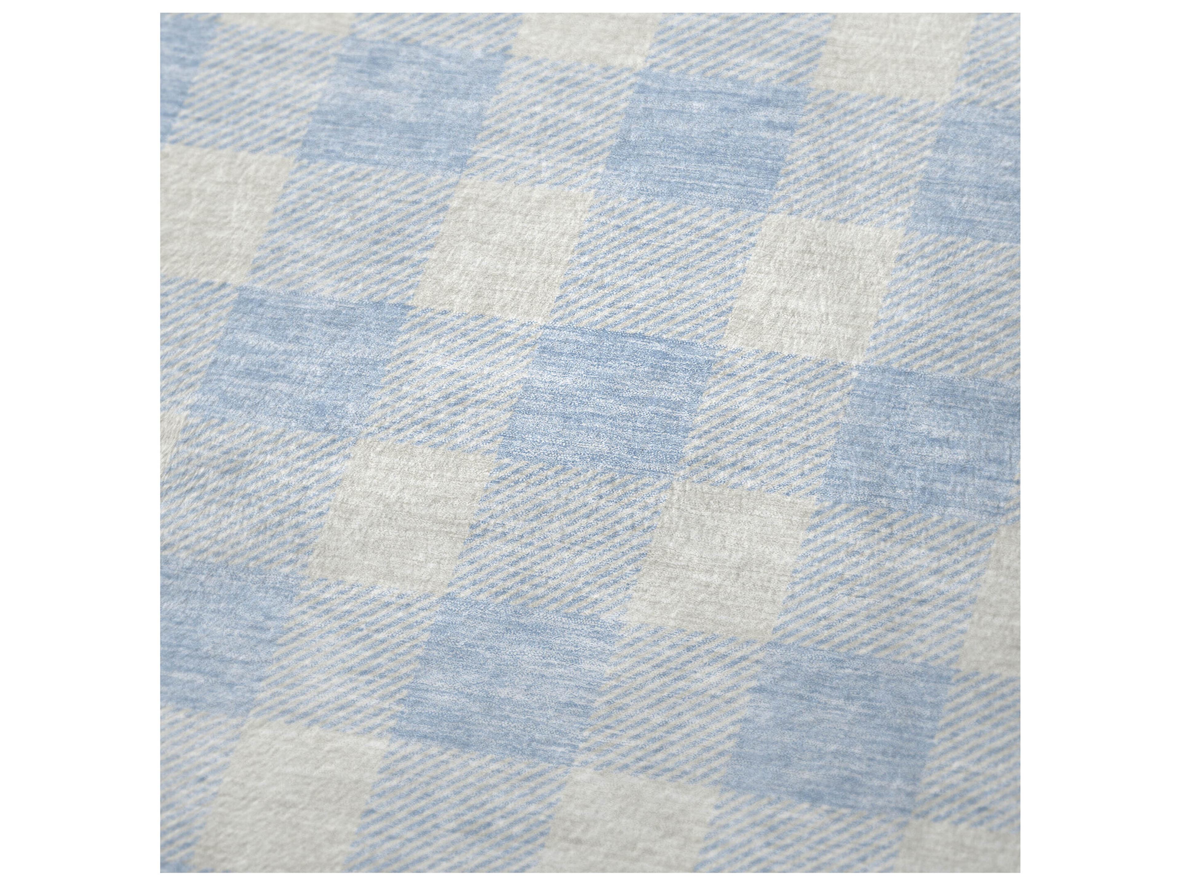 Dalyn Sherpa Blue Polyester Throw