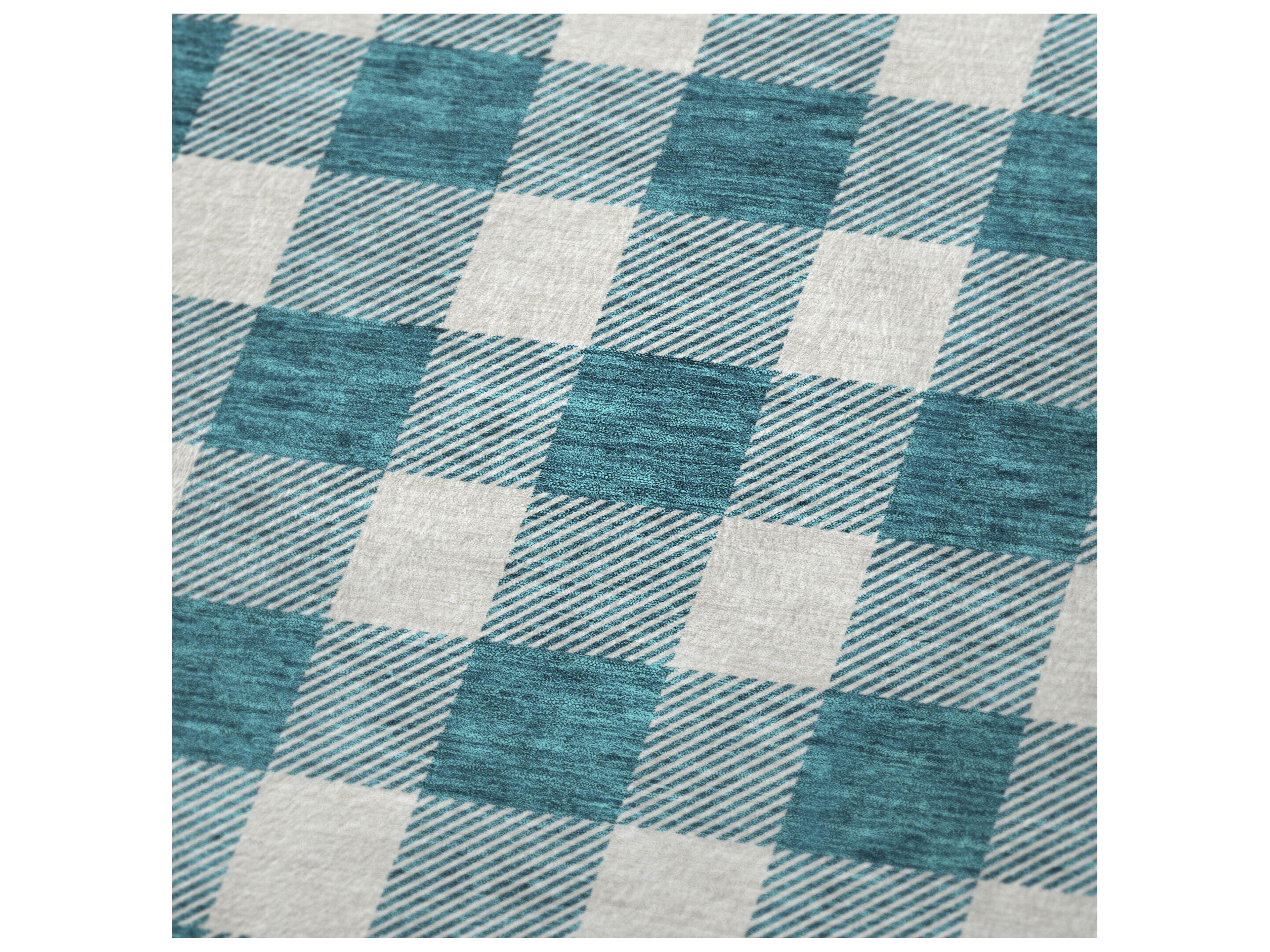 Dalyn Sherpa Teal Polyester Throw