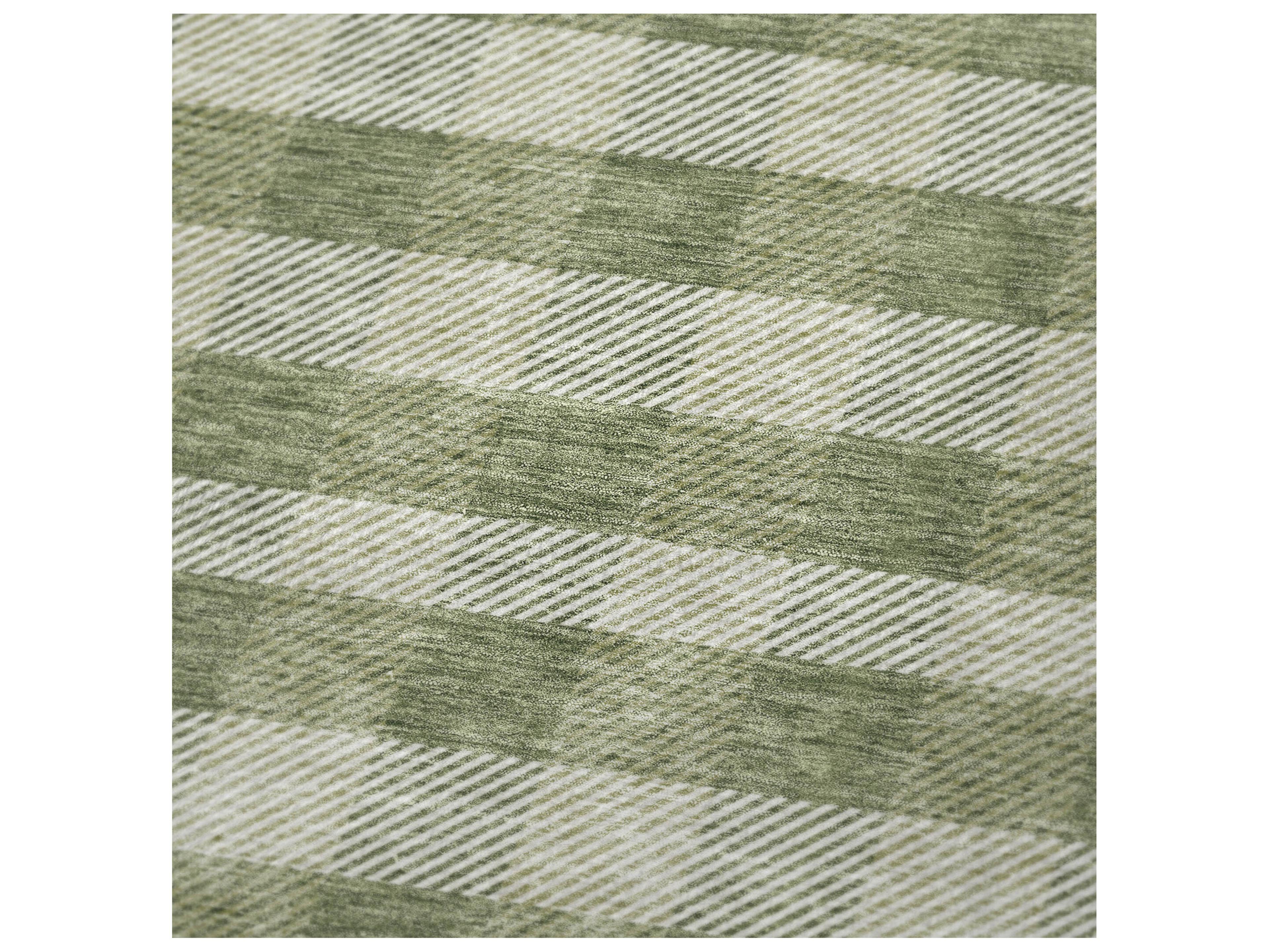 Dalyn Sherpa Green Polyester Throw