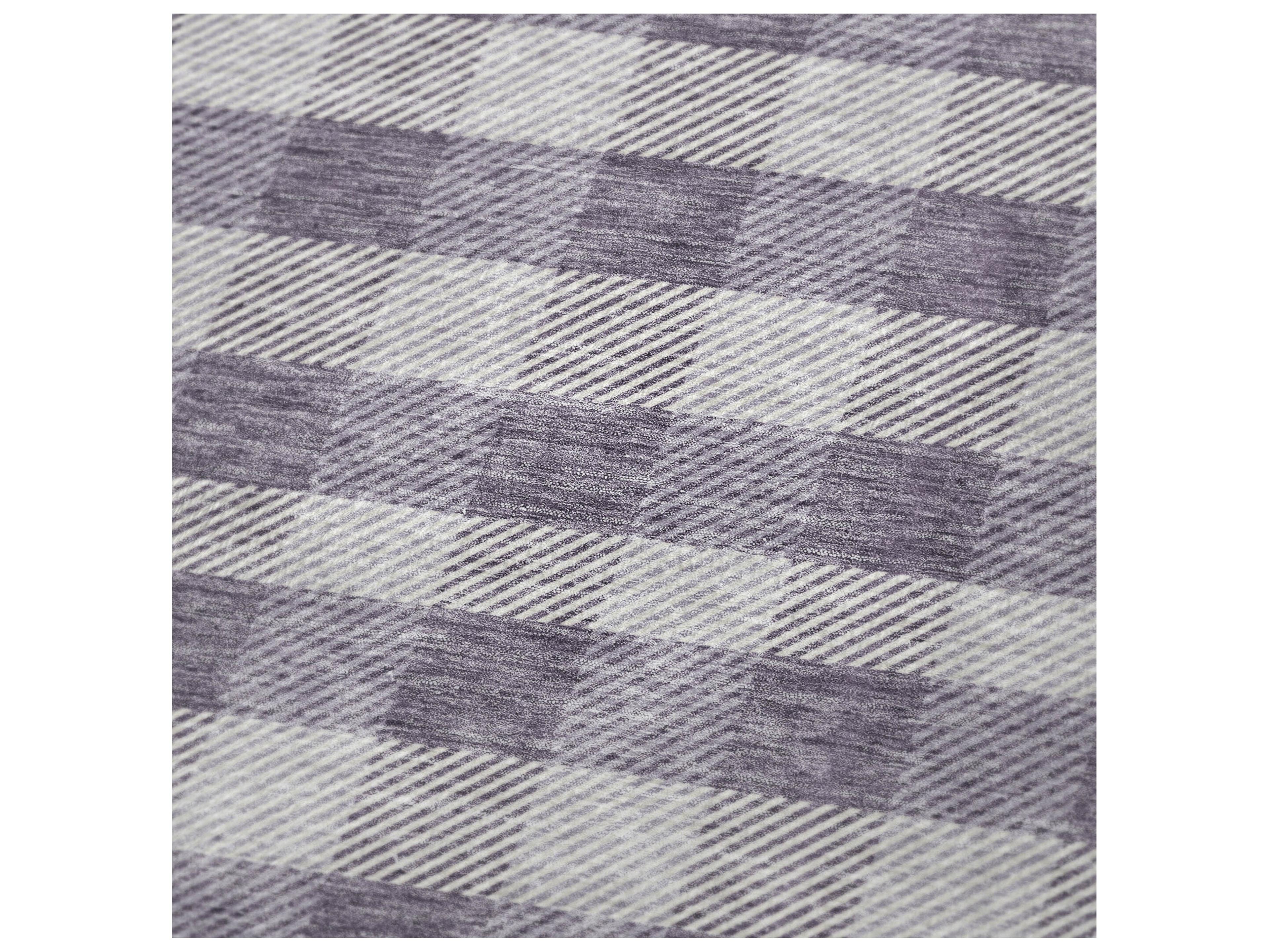 Dalyn Sherpa Purple Polyester Throw