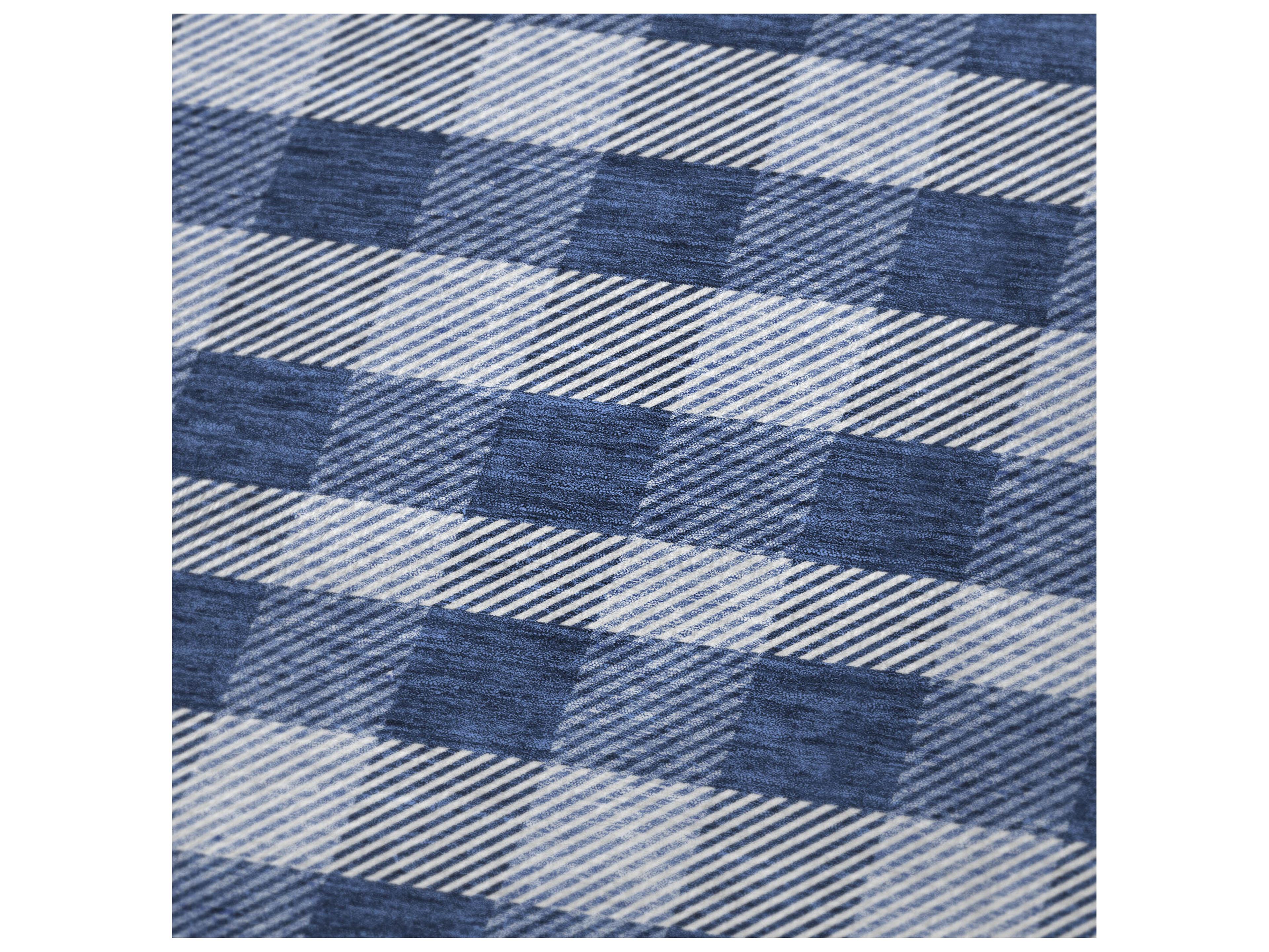 Dalyn Sherpa Blue Polyester Throw