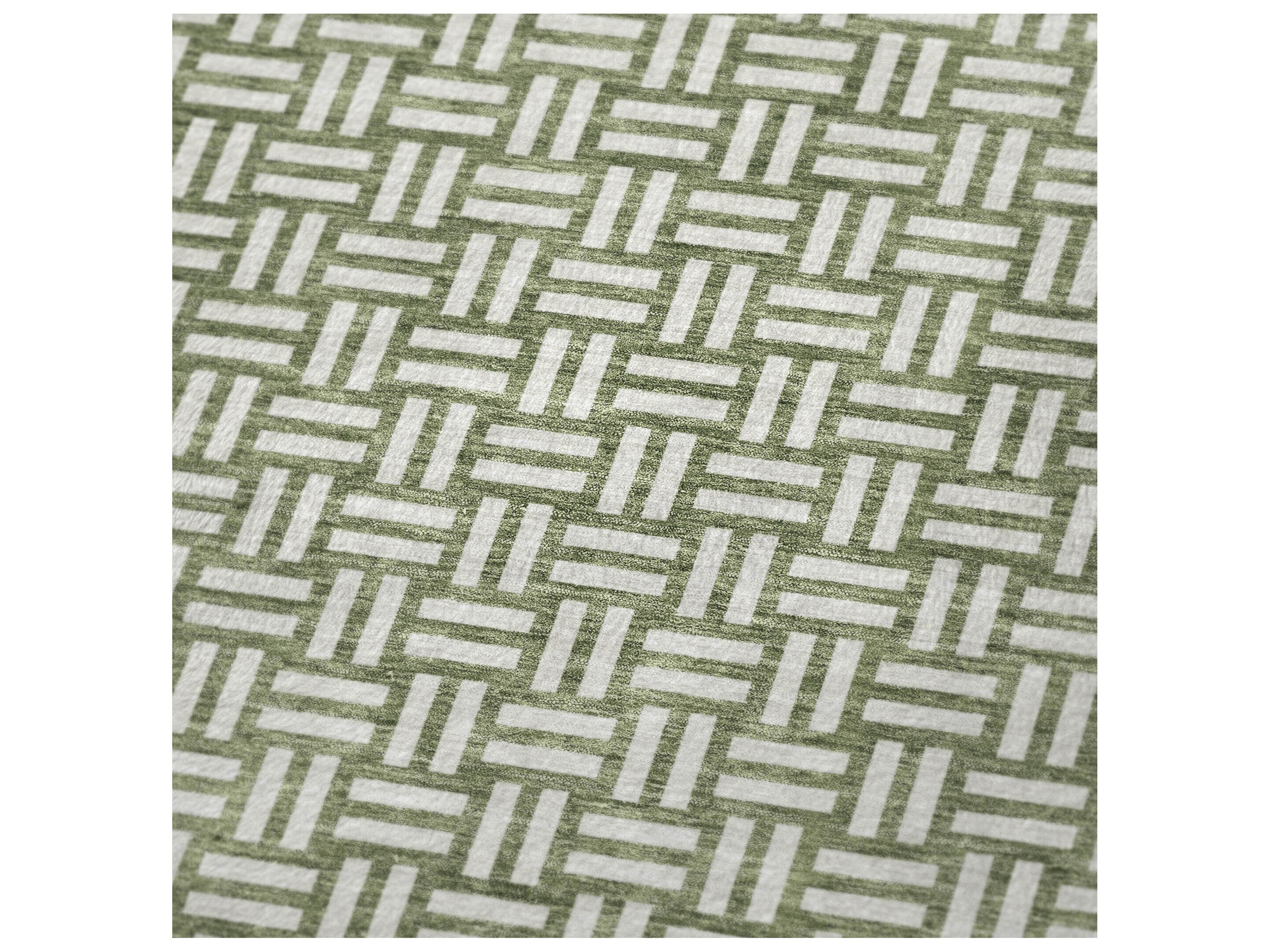 Dalyn Sherpa Green Polyester Throw