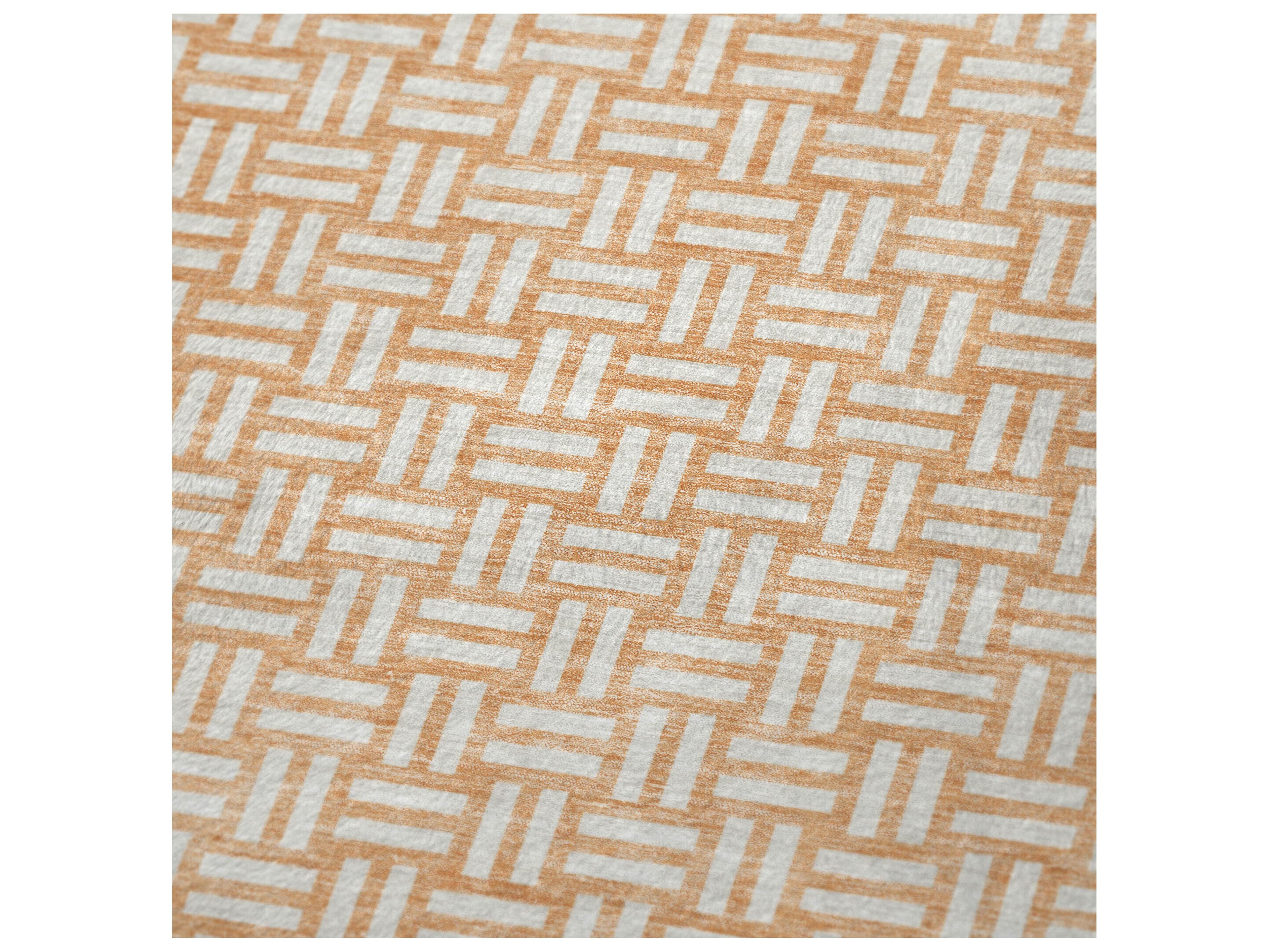 Dalyn Sherpa Orange Polyester Throw
