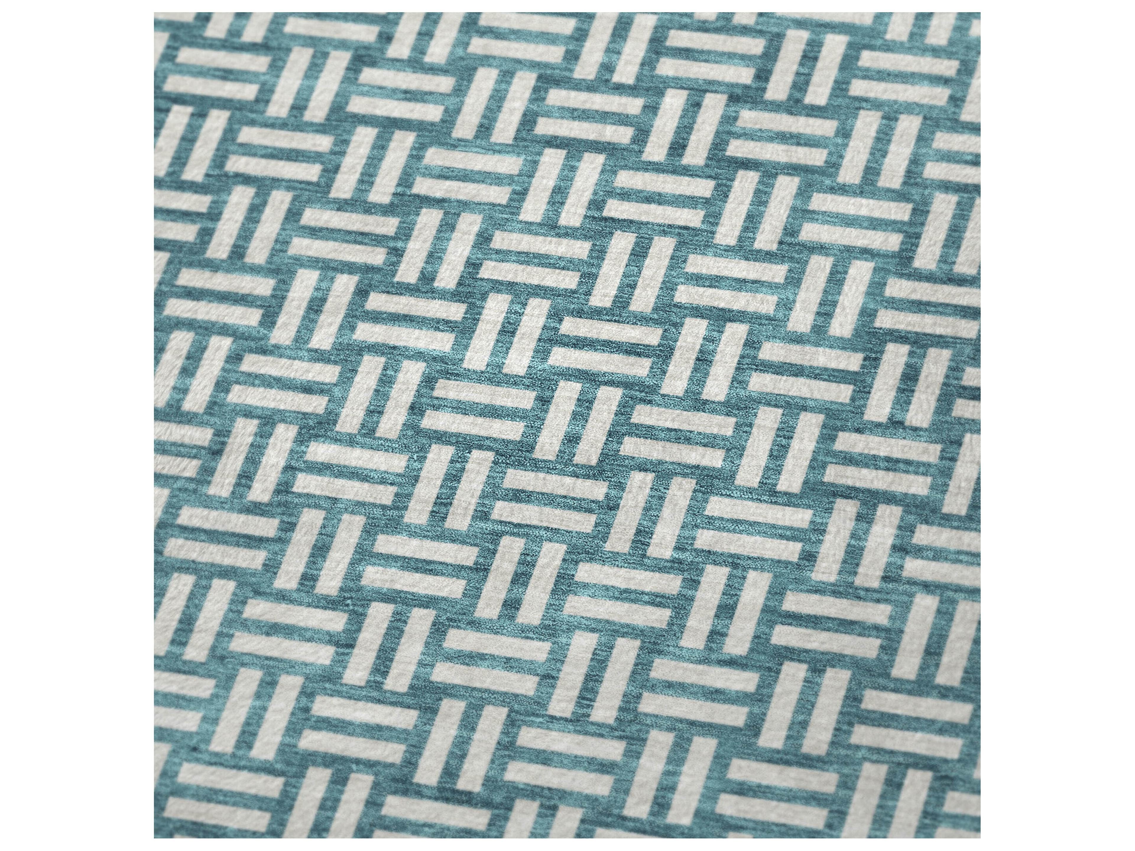 Dalyn Sherpa Teal Polyester Throw