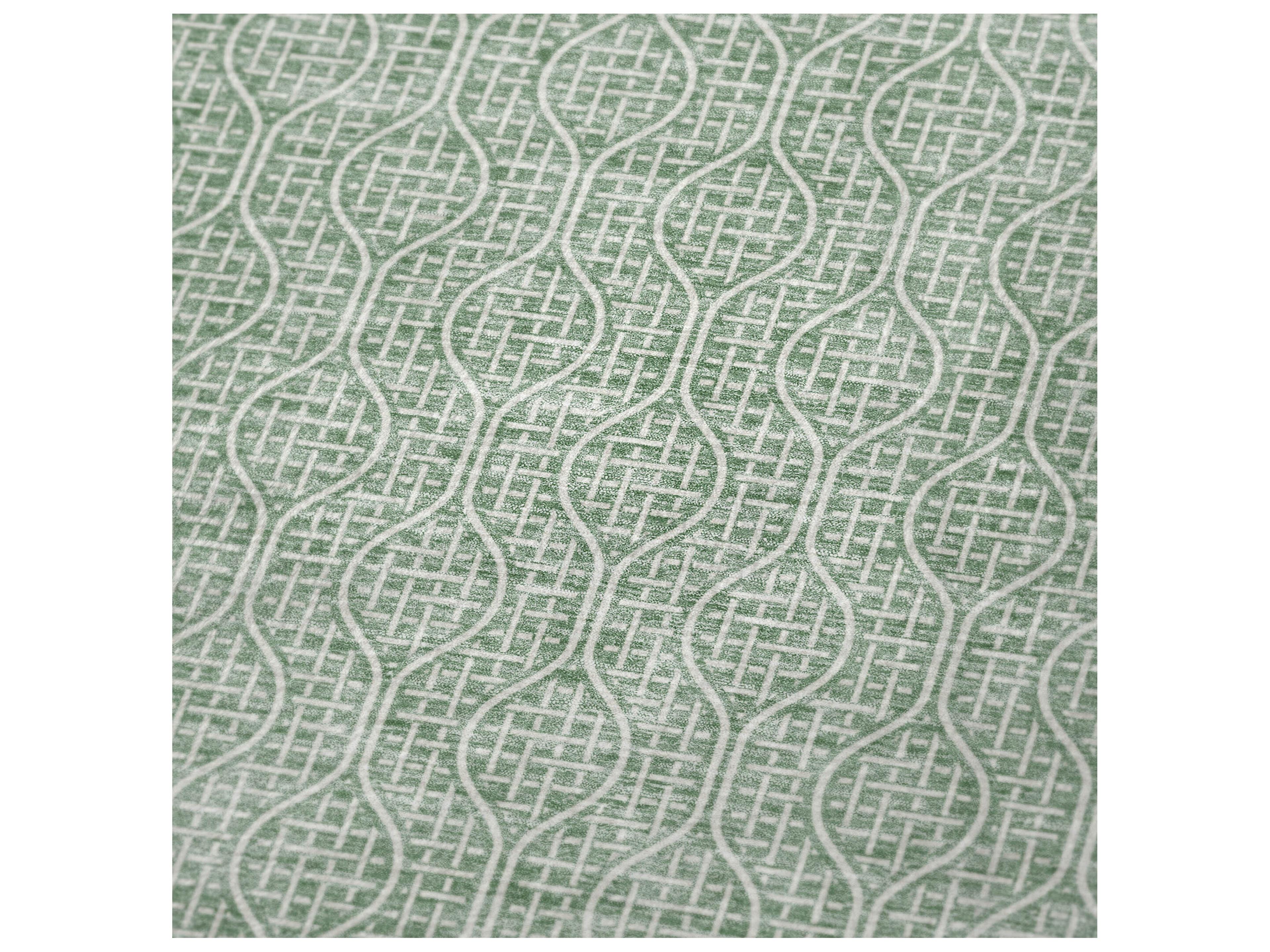 Dalyn Sherpa Green Polyester Throw