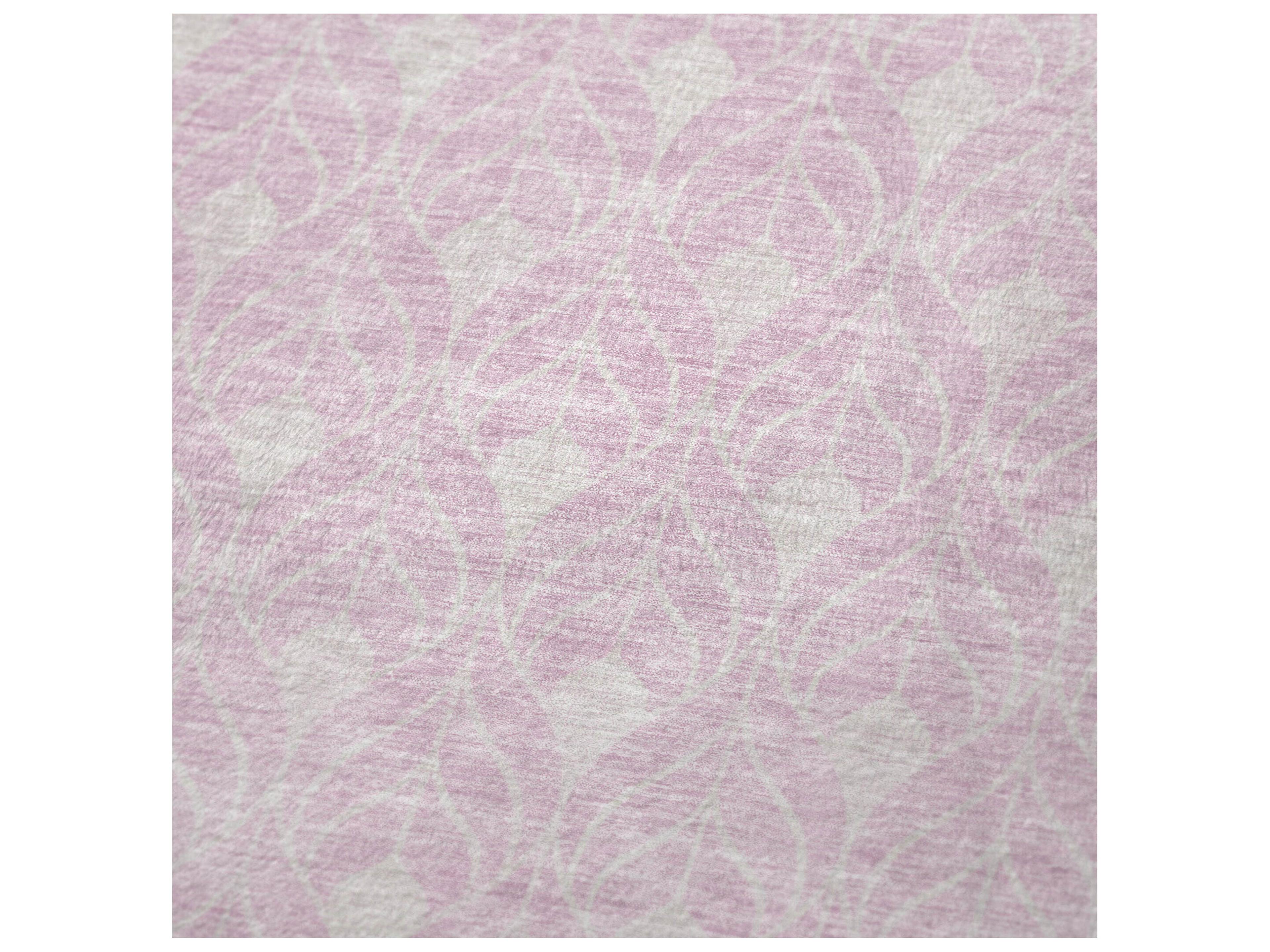 Dalyn Sherpa Pink Polyester Throw