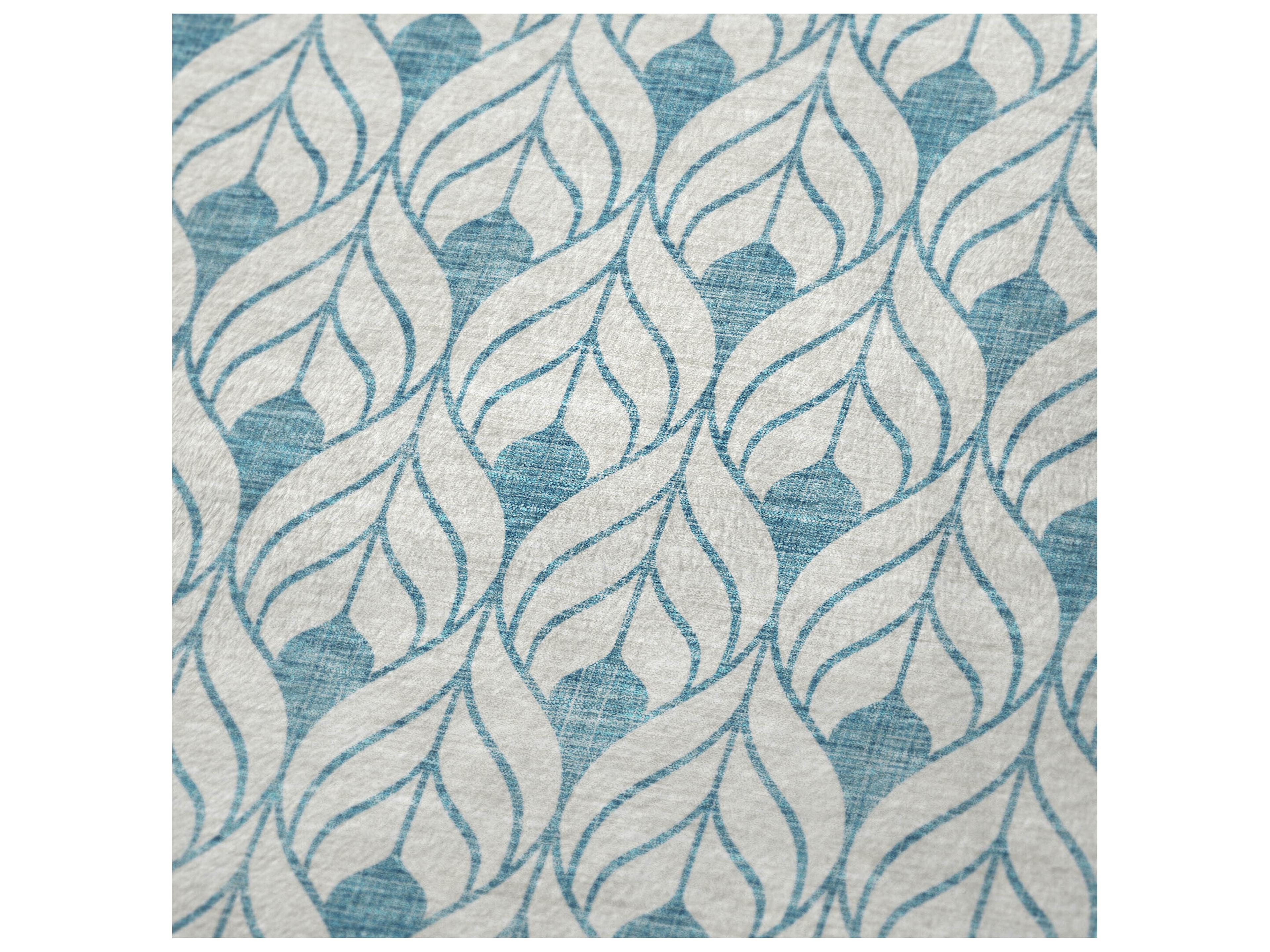 Dalyn Sherpa Teal Polyester Throw