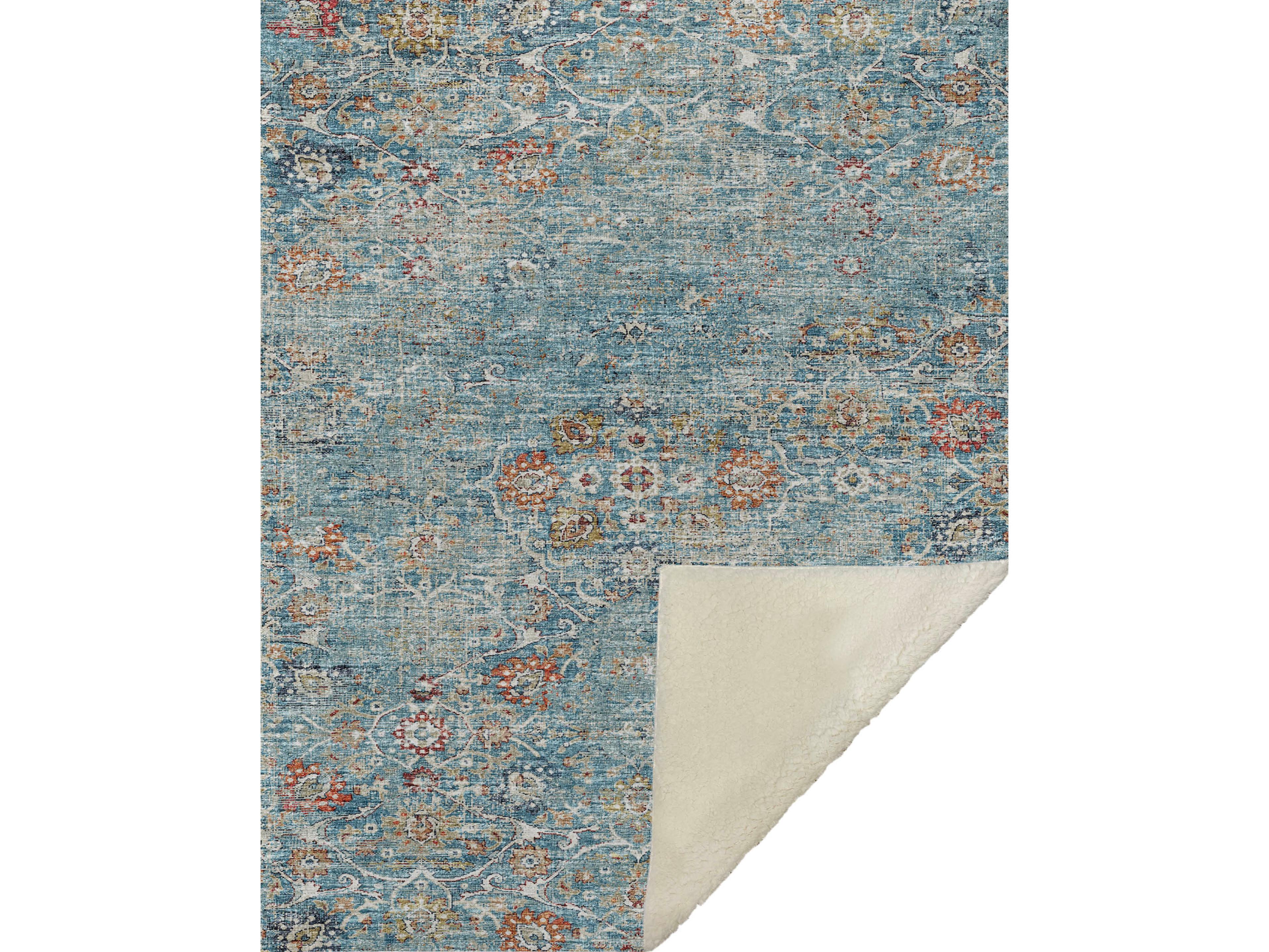 Sherpa Multi Polyester Throw