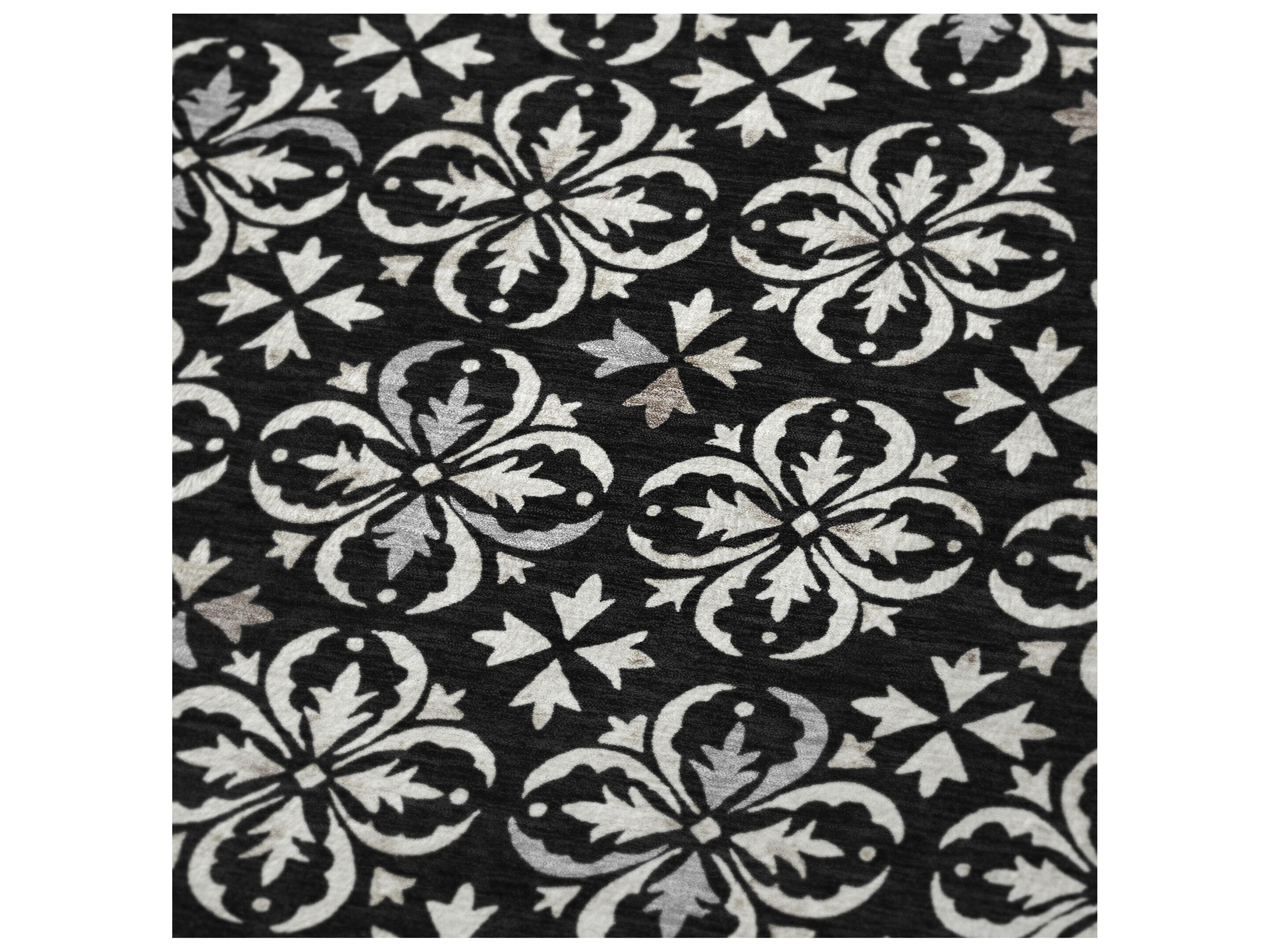 Dalyn Sherpa Black Polyester Throw