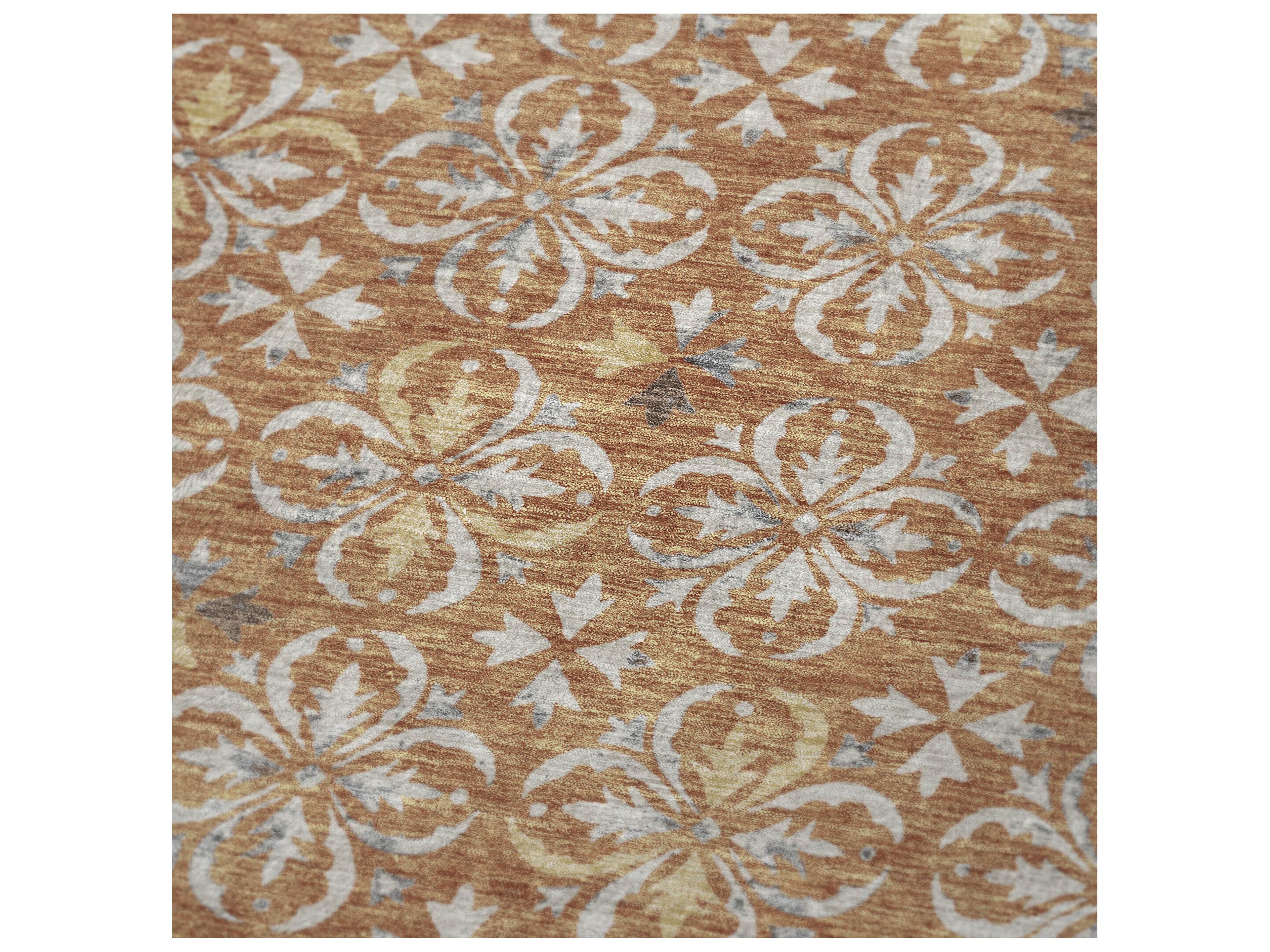 Dalyn Sherpa Orange Polyester Throw