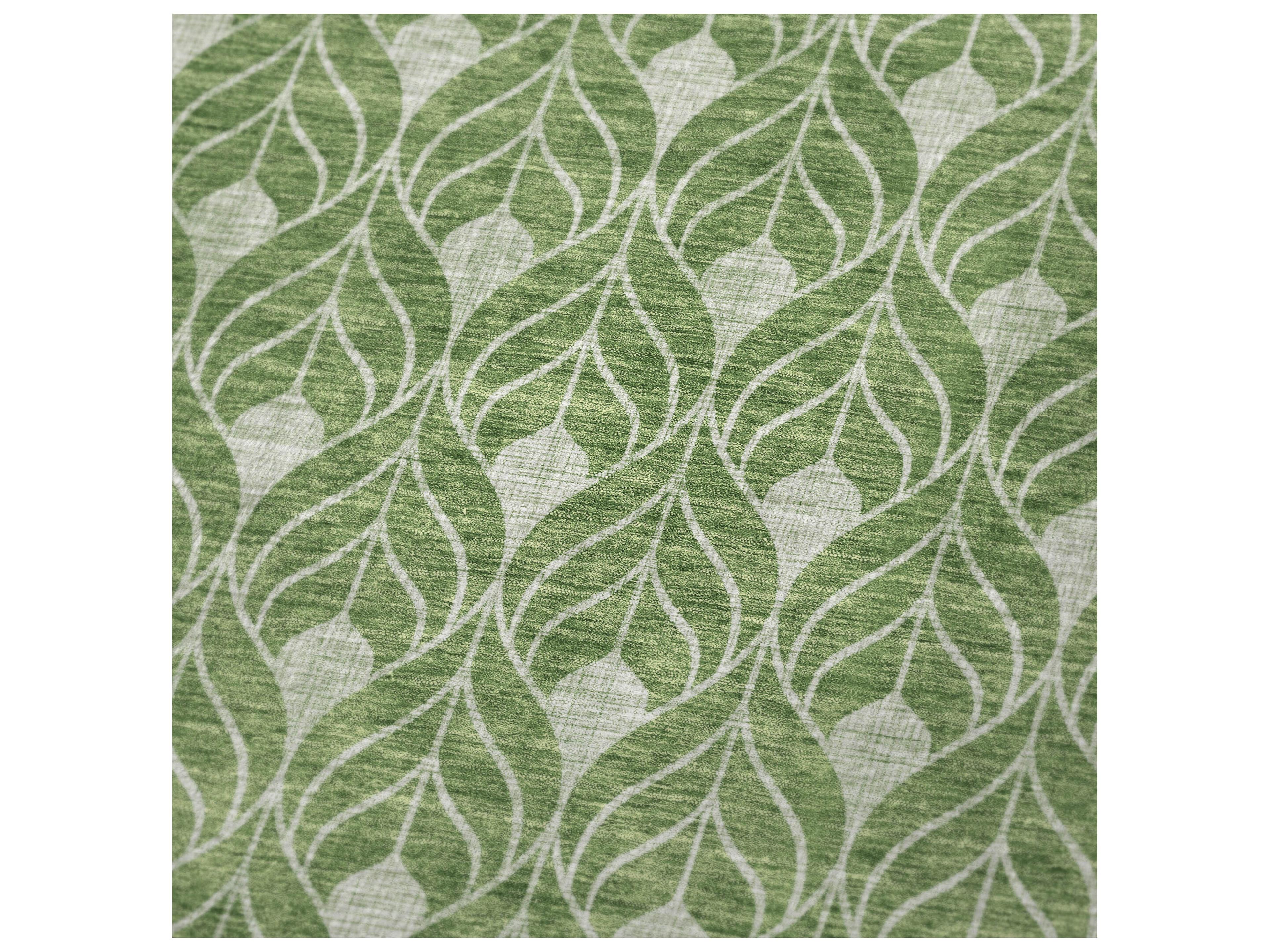 Dalyn Sherpa Green Polyester Throw