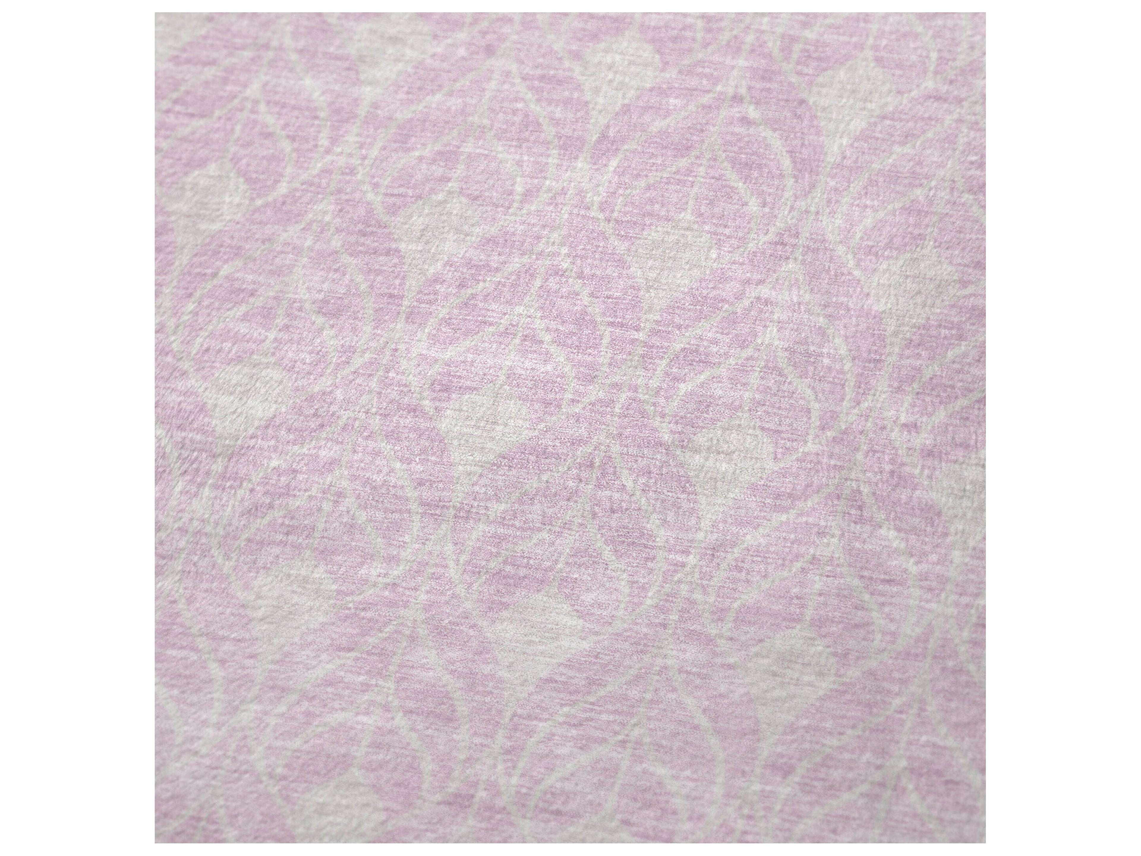 Dalyn Sherpa Pink Polyester Throw
