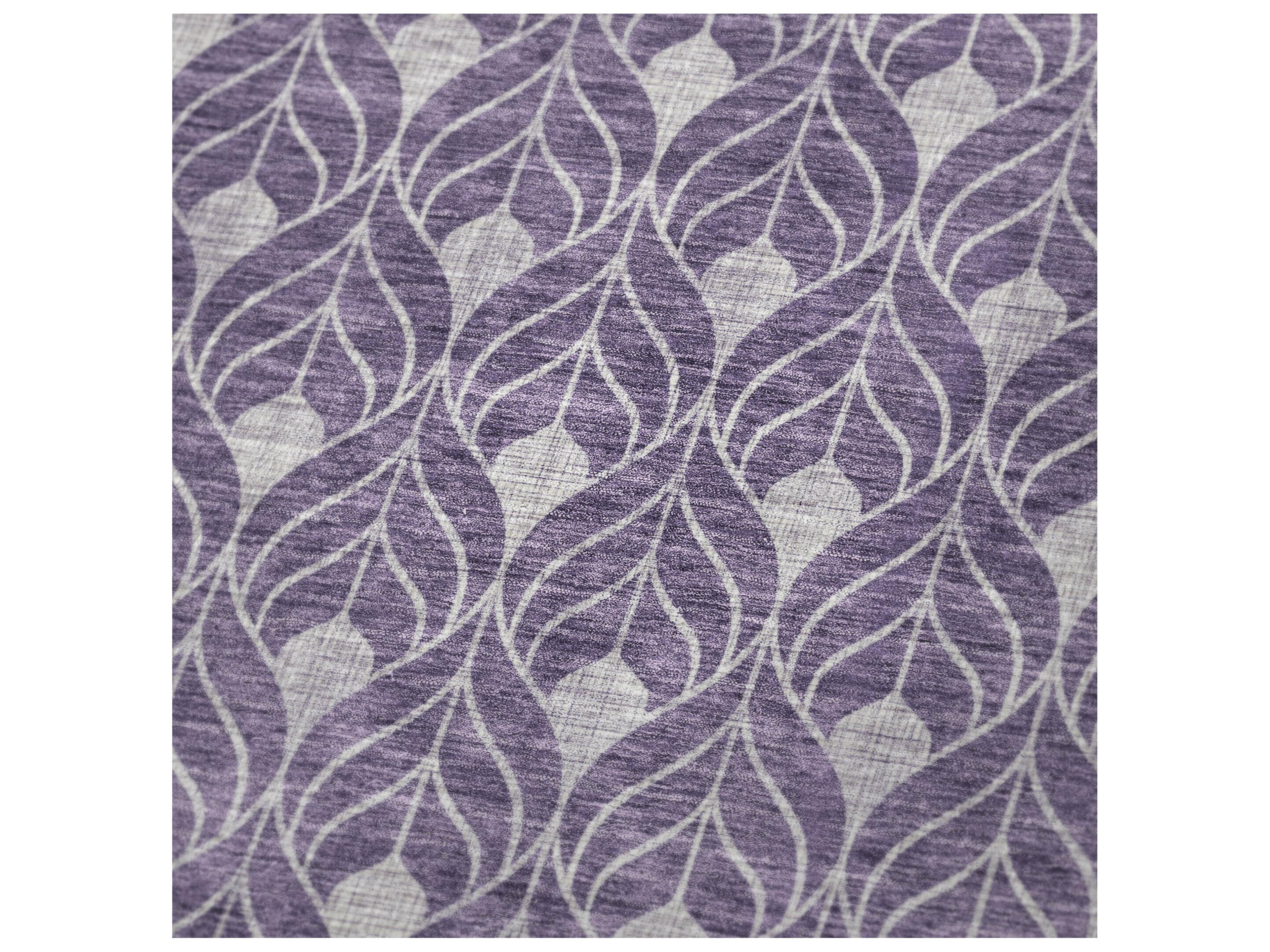 Dalyn Sherpa Purple Polyester Throw