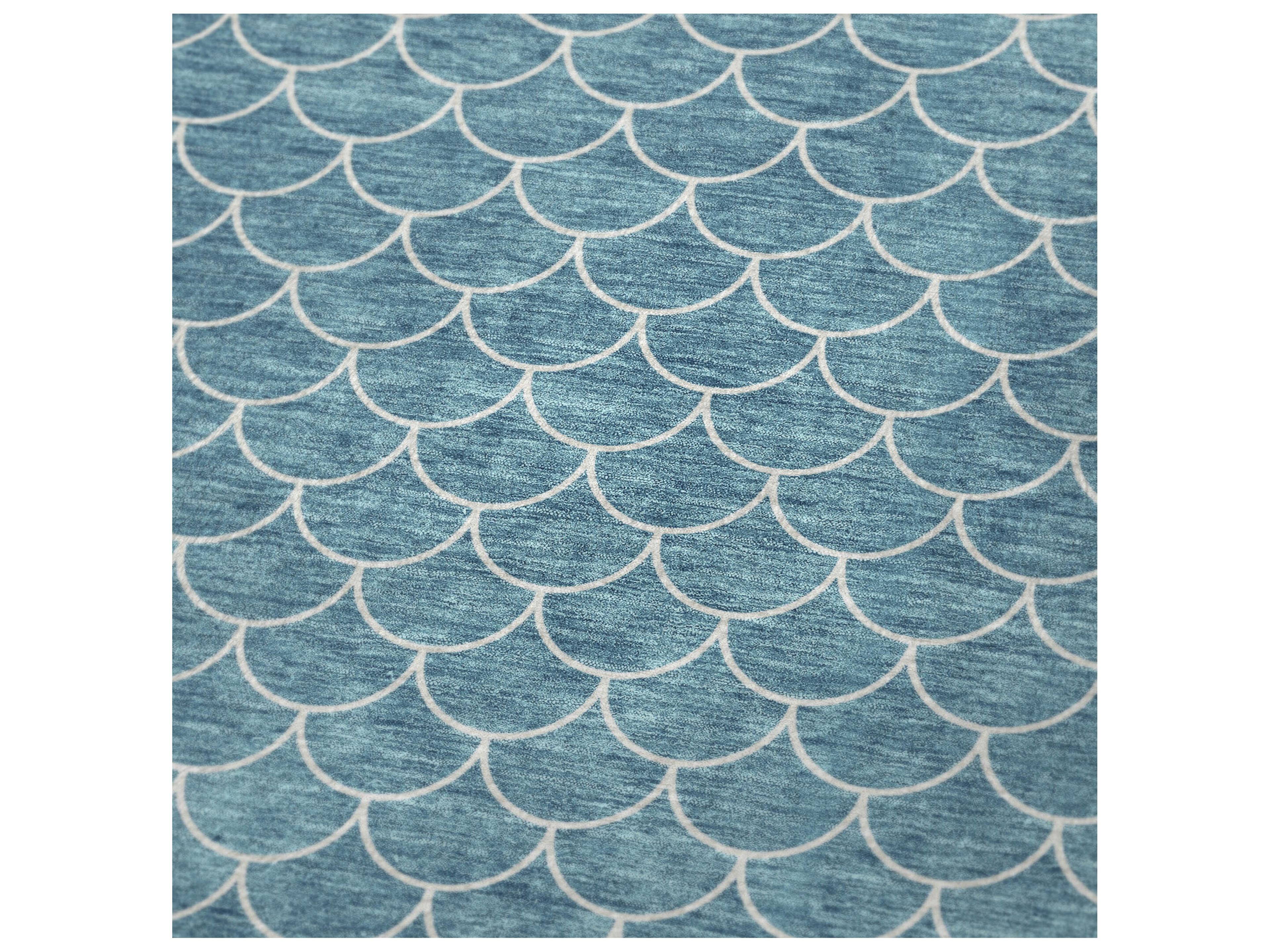 Dalyn Sherpa Teal Polyester Throw