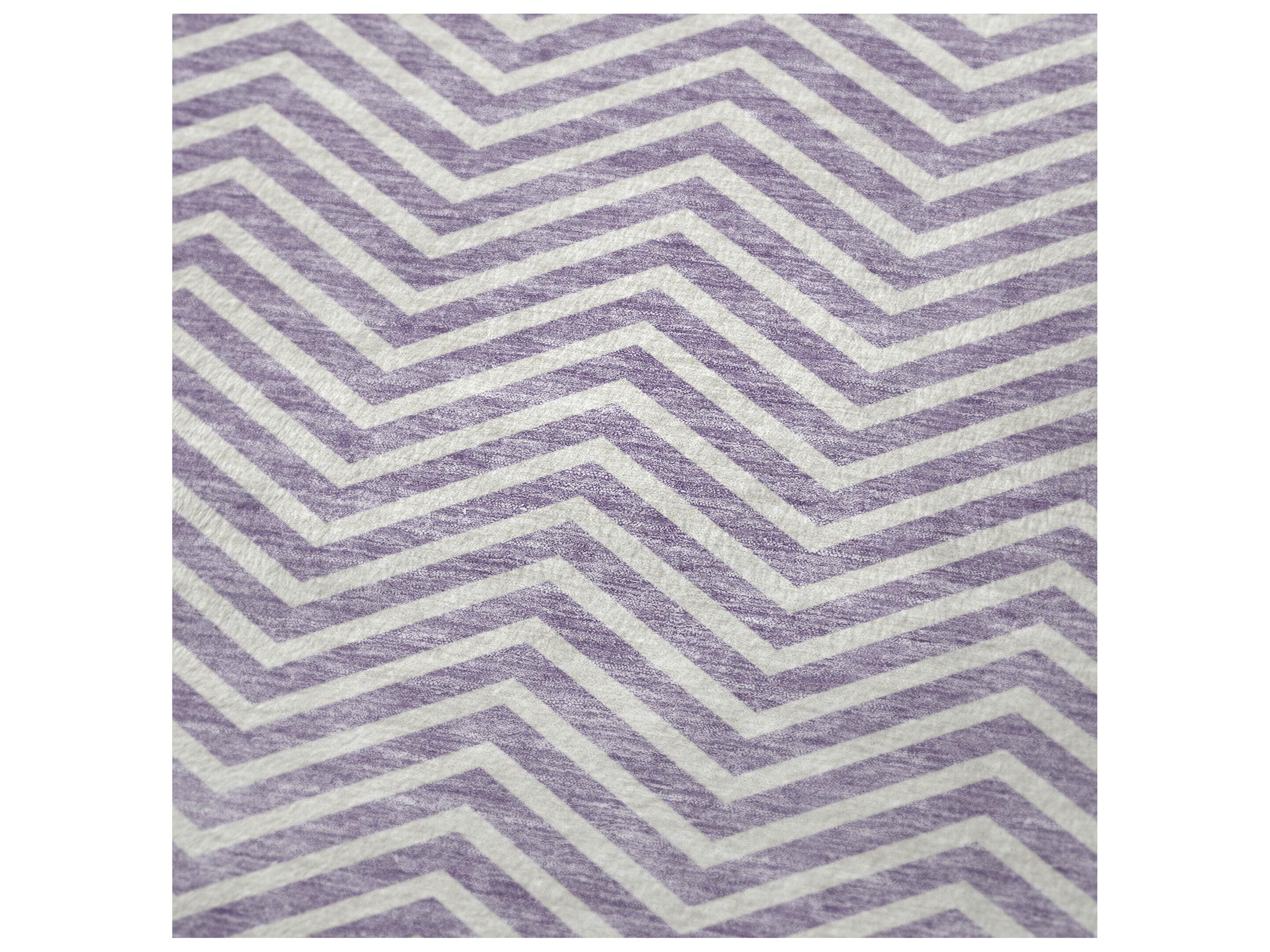 Dalyn Sherpa Purple Polyester Throw