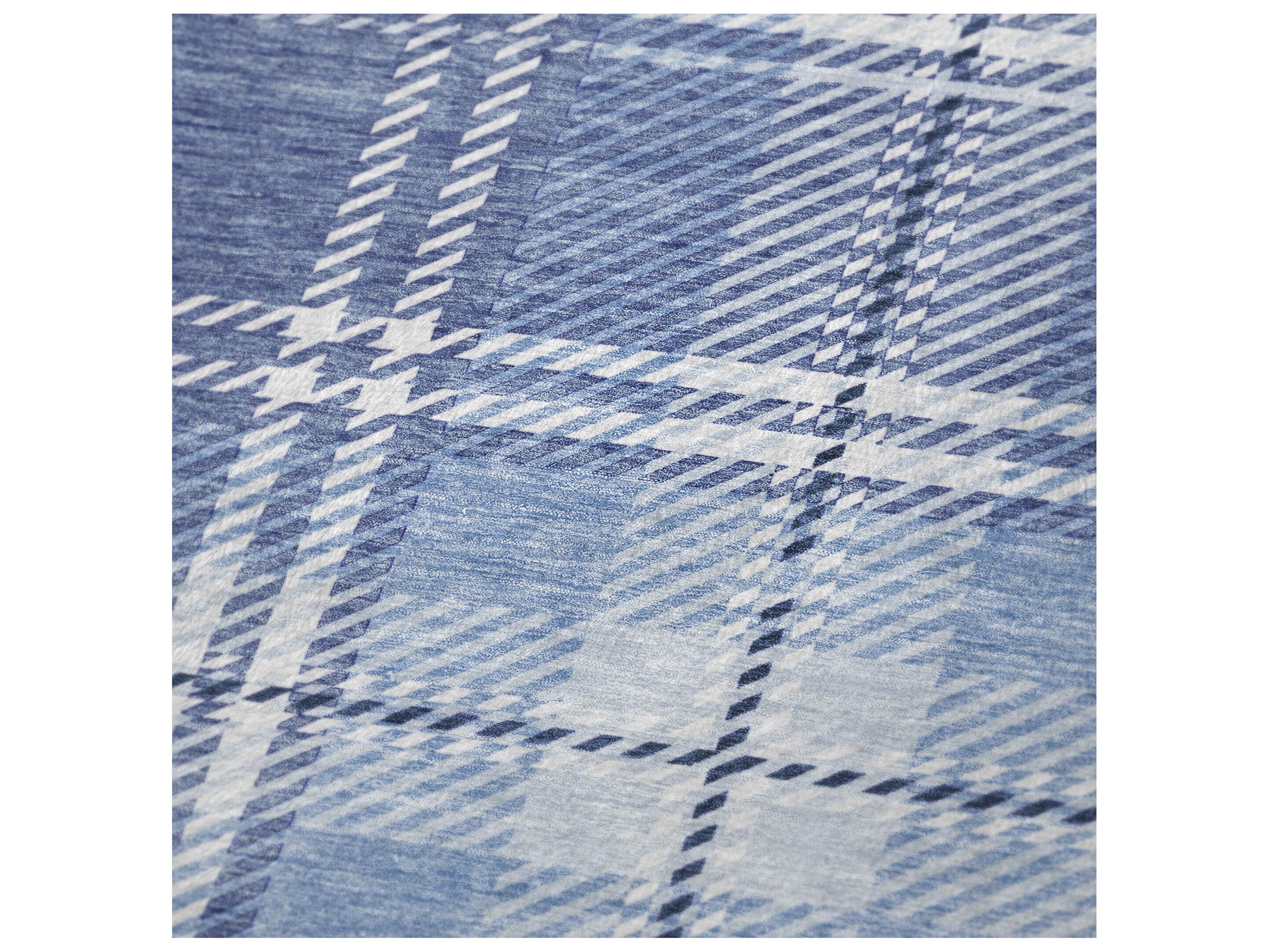 Dalyn Sherpa Blue Polyester Throw