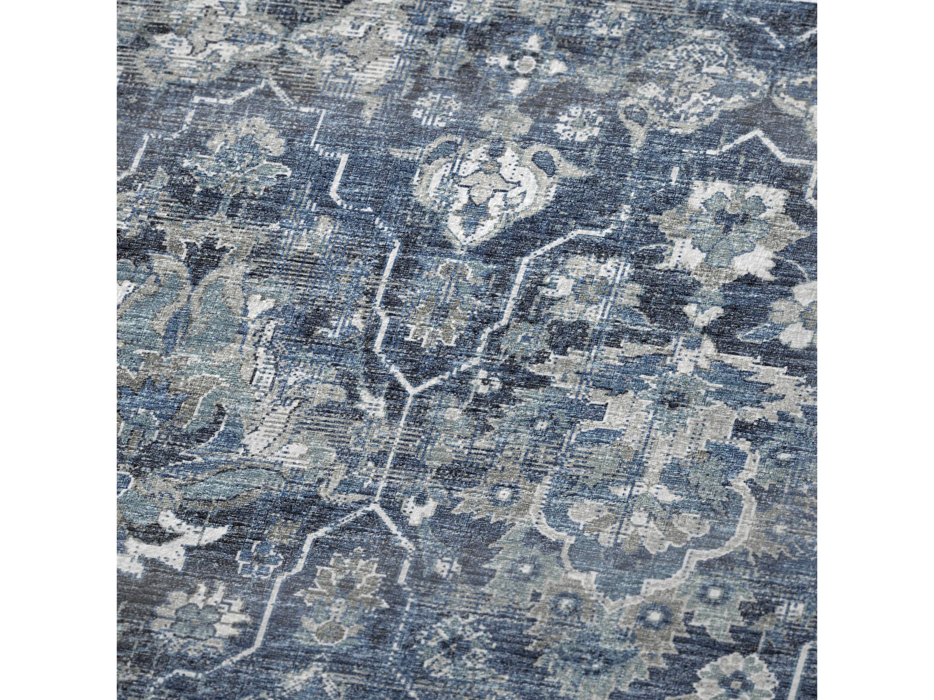 Dalyn Sherpa Blue Polyester Throw