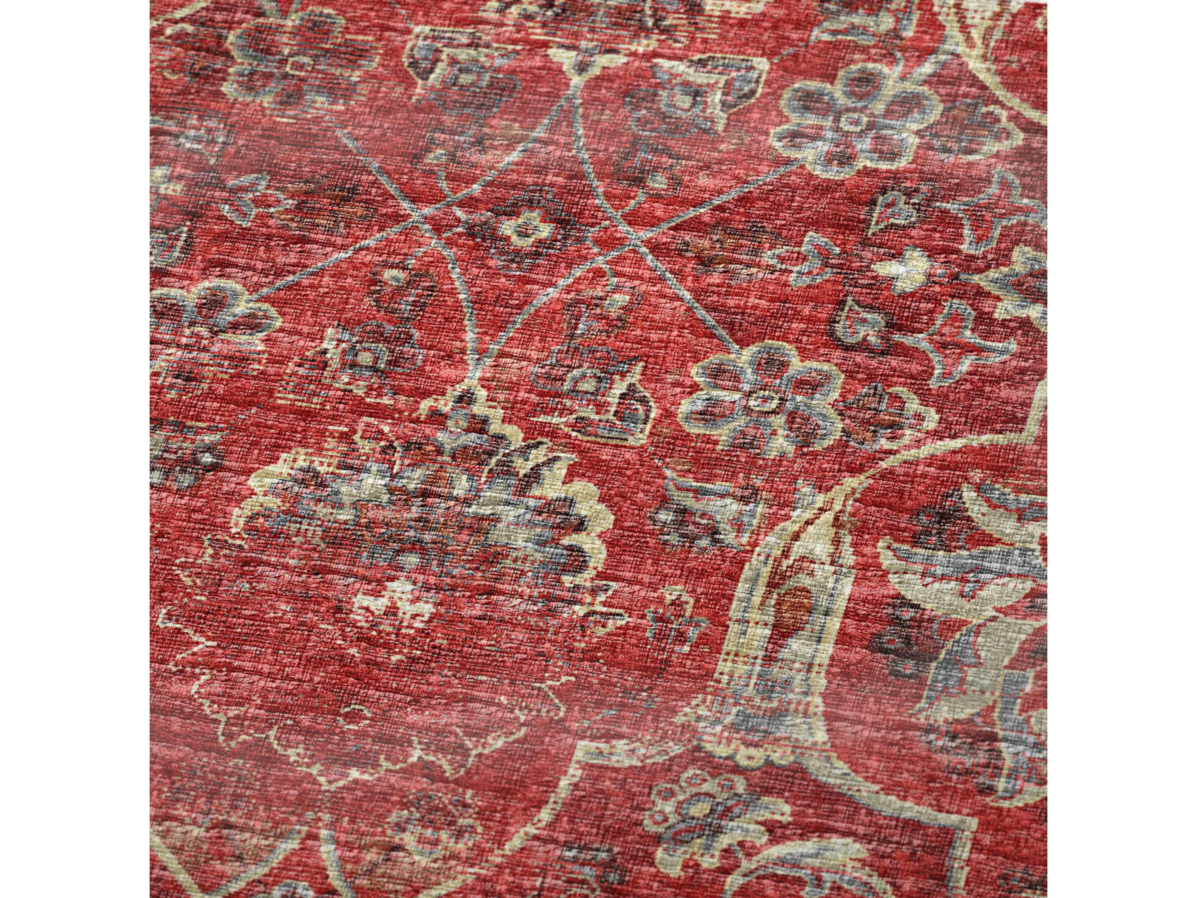 Dalyn Sherpa Red Polyester Throw