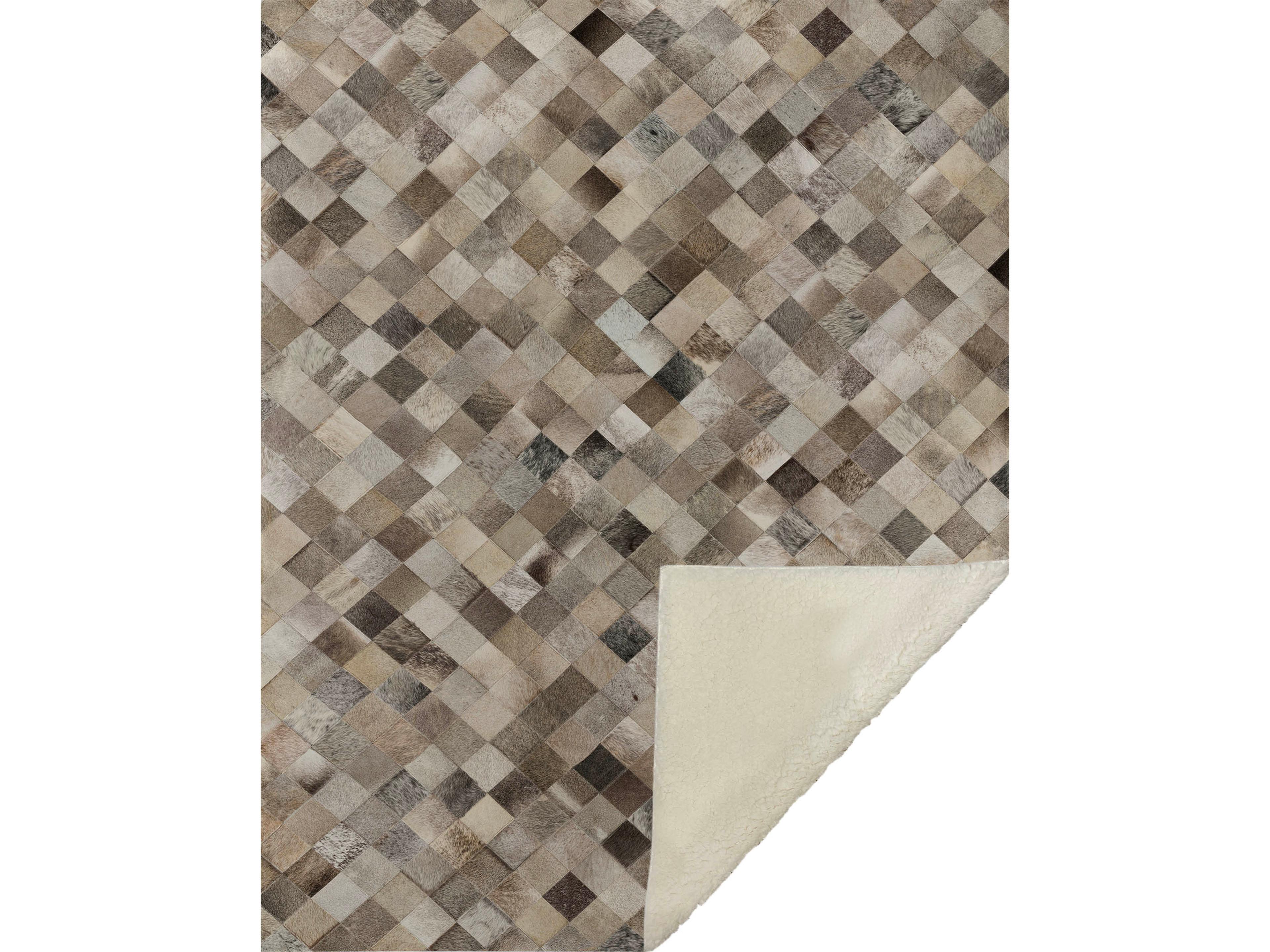 Sherpa Gray Polyester Throw