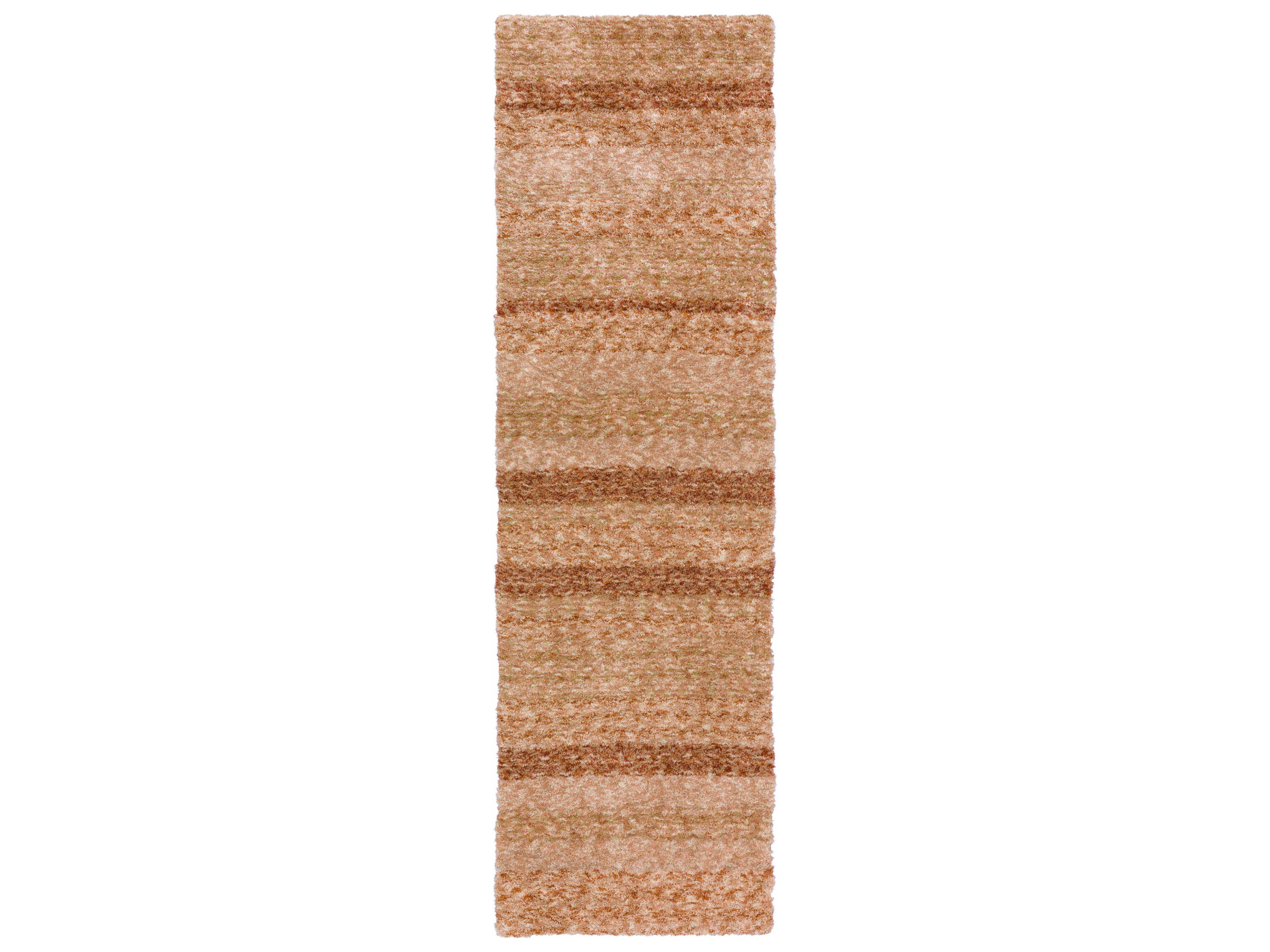Sanibel Shag Striped Runner Area Rug