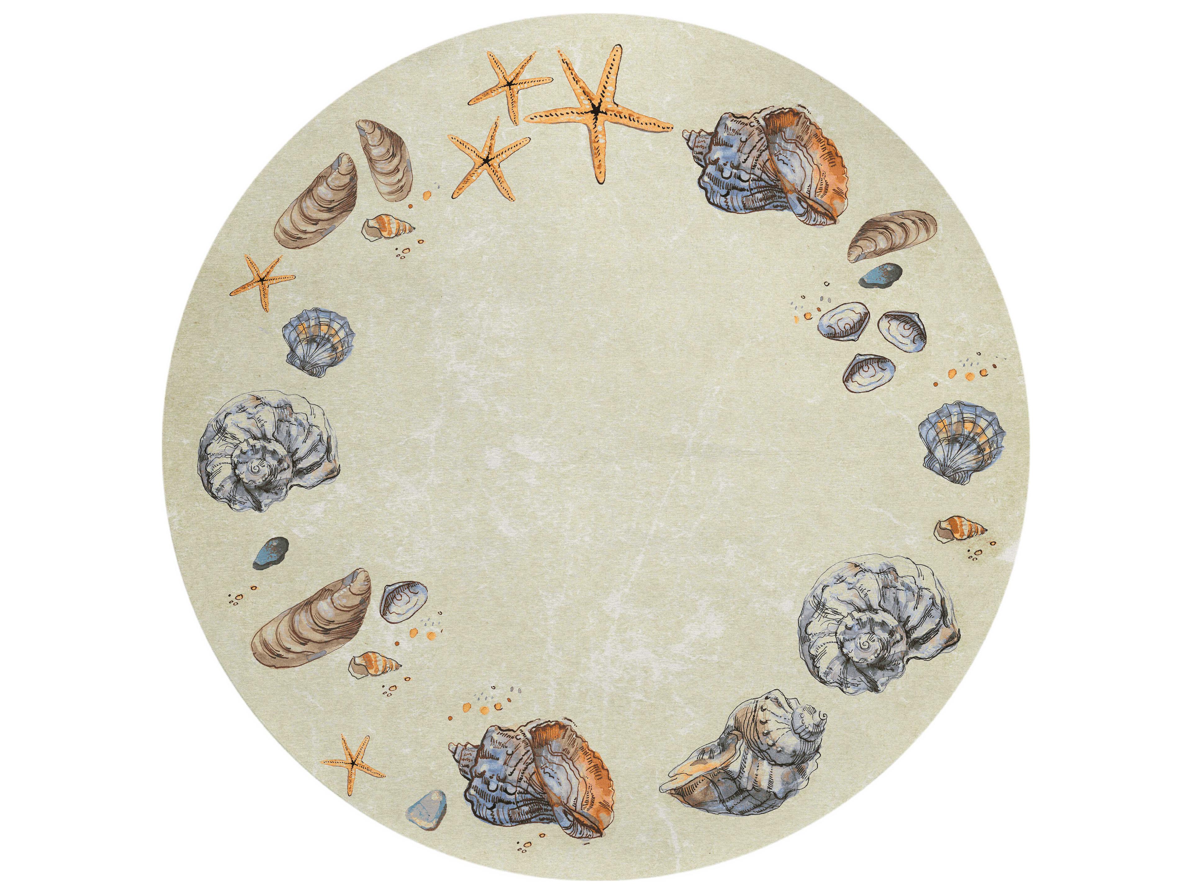 Surfside Bordered Area Rug