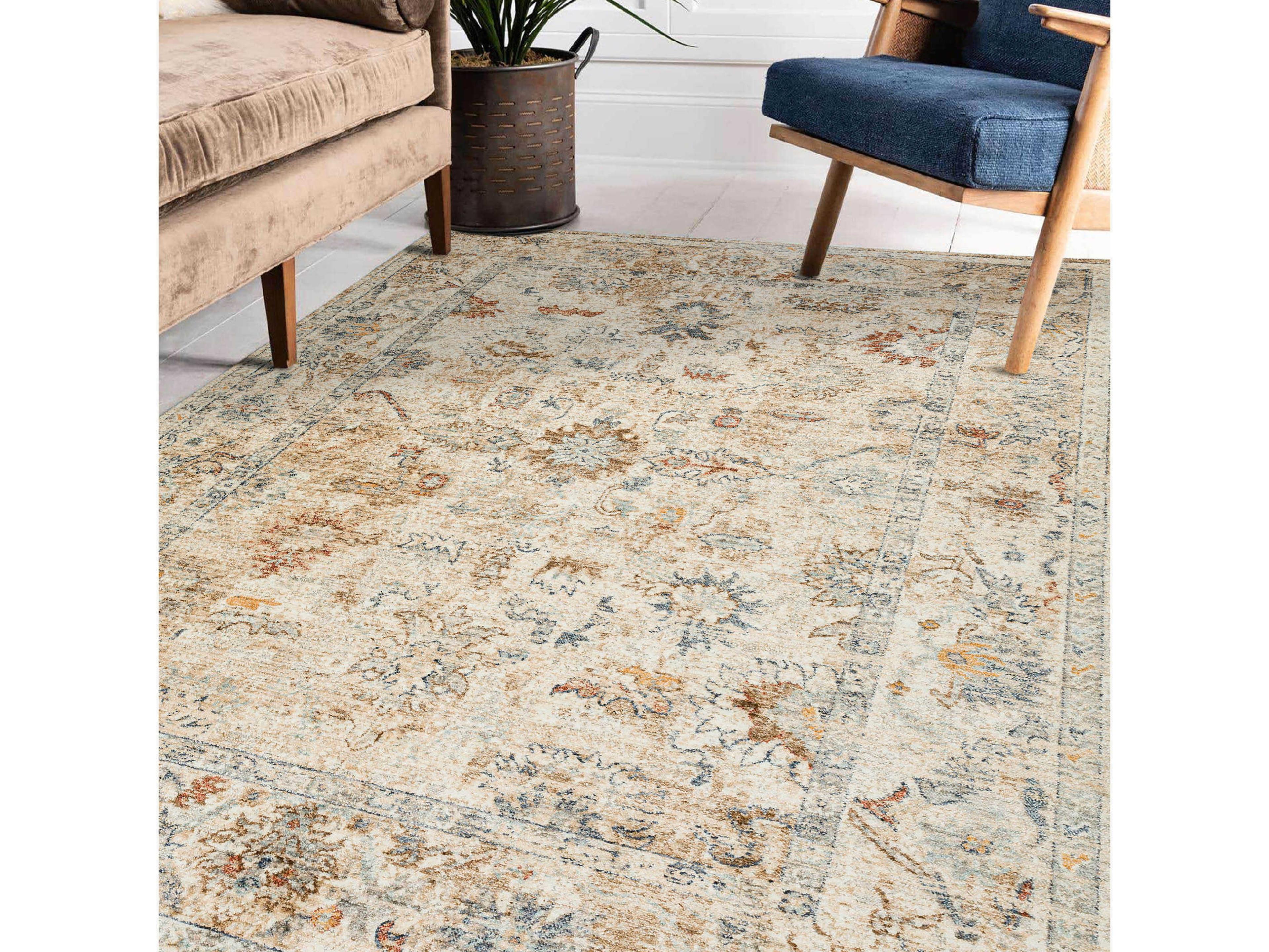 Dalyn Bergama Bordered Area Rug