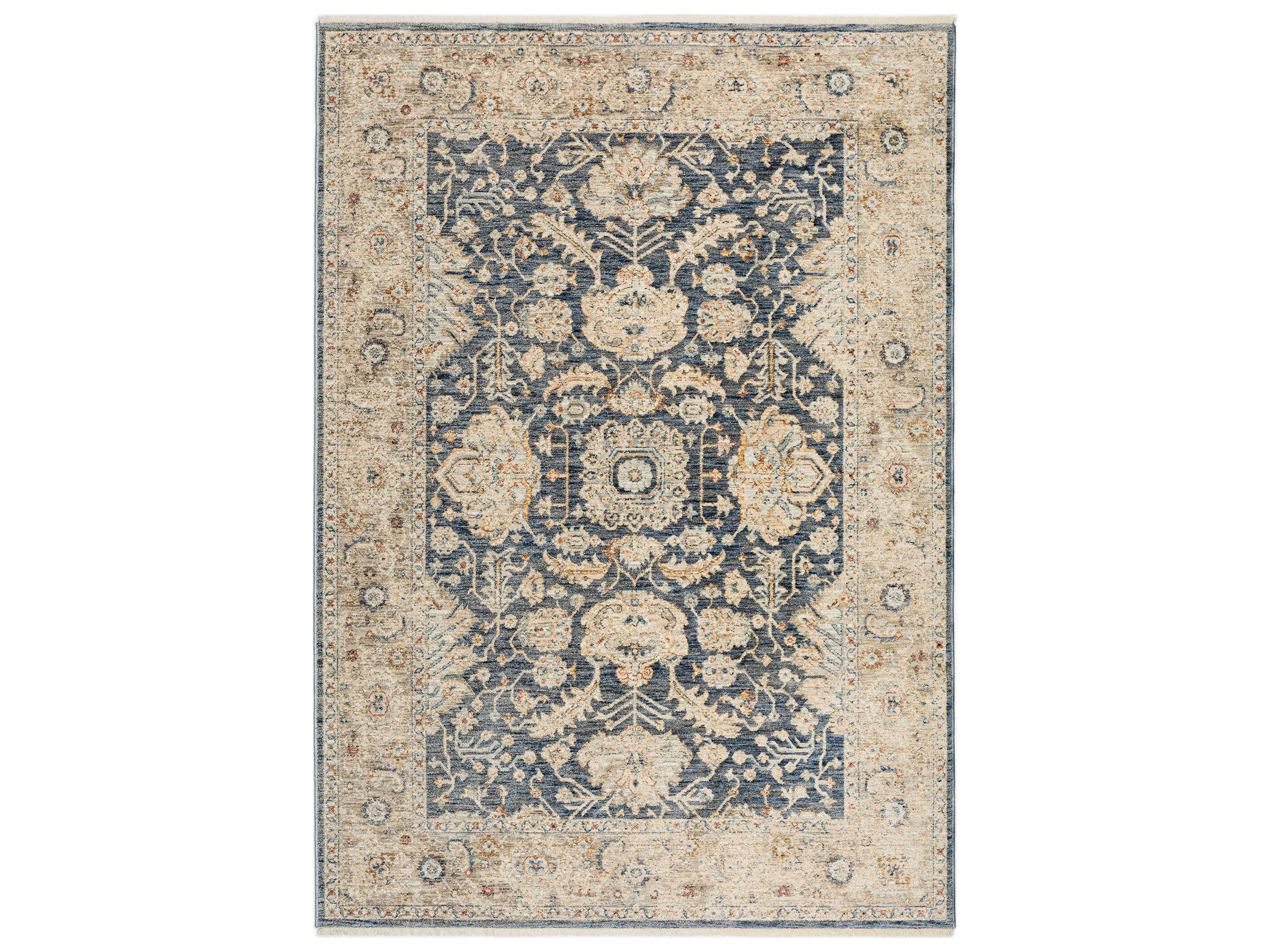 Bergama Bordered Area Rug