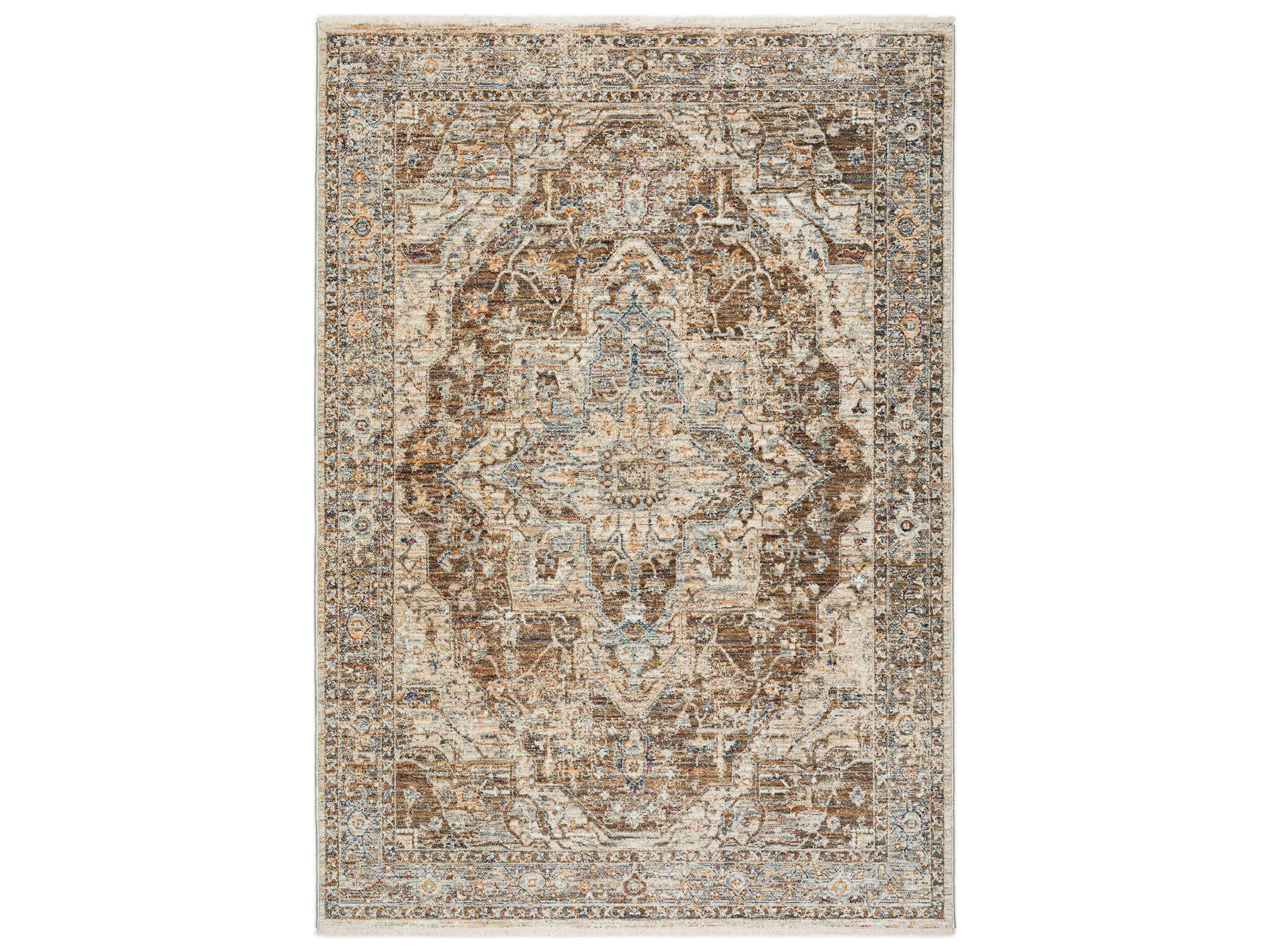 Bergama Bordered Area Rug