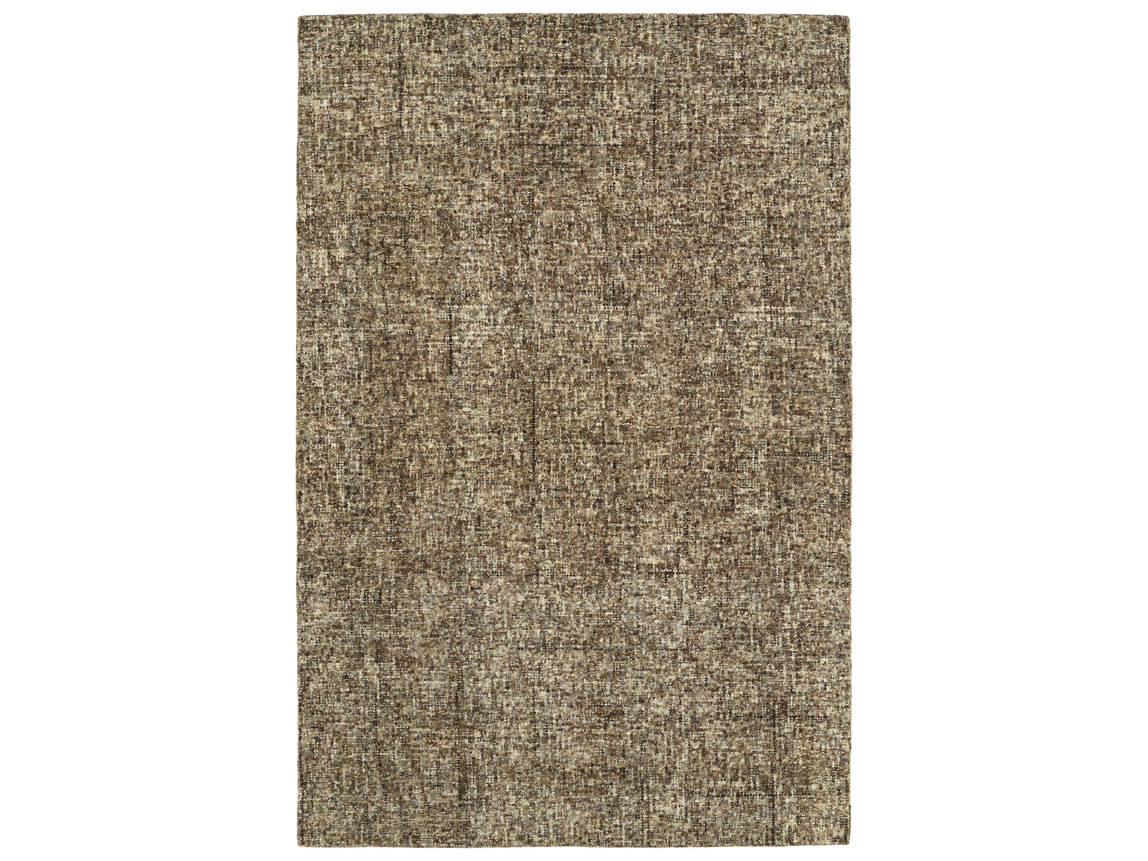 Calisa Area Rug in Coffee Brown Textured Wool