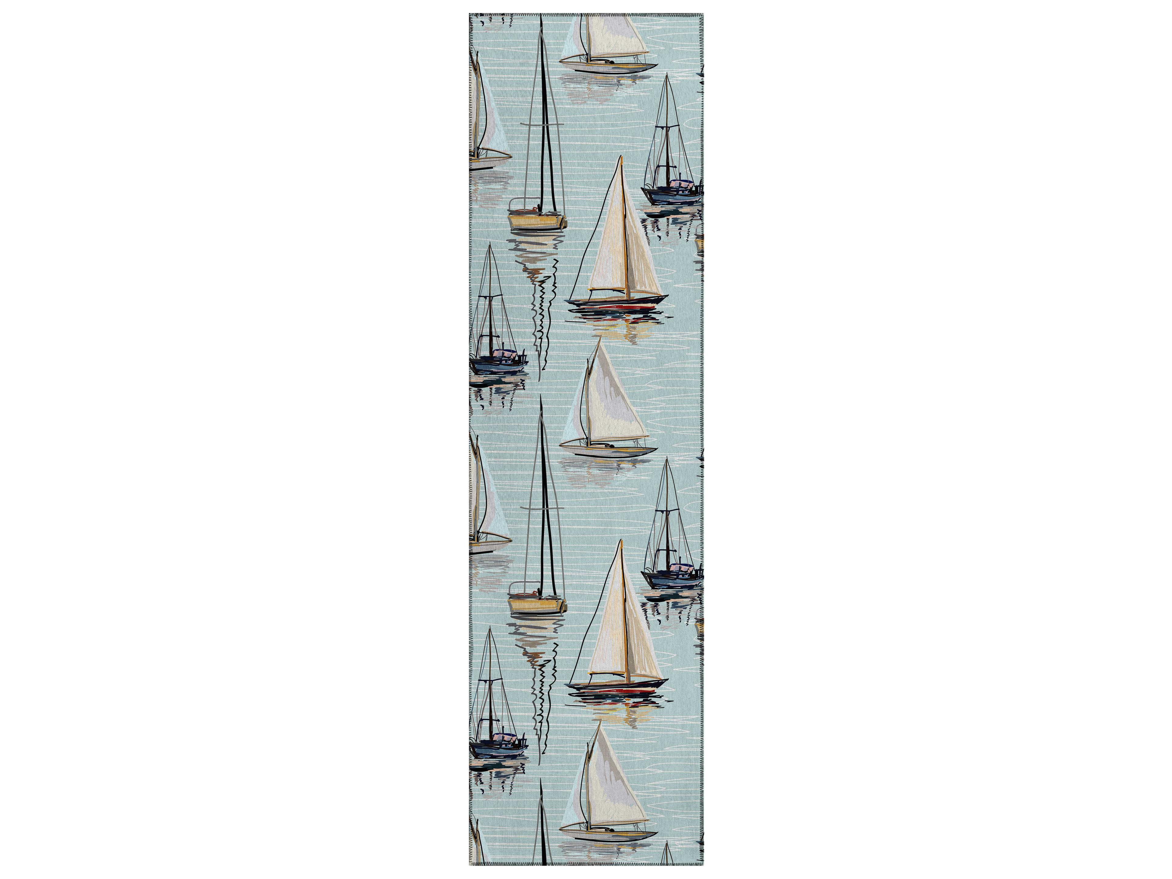 Harbor Graphic Runner Area Rug