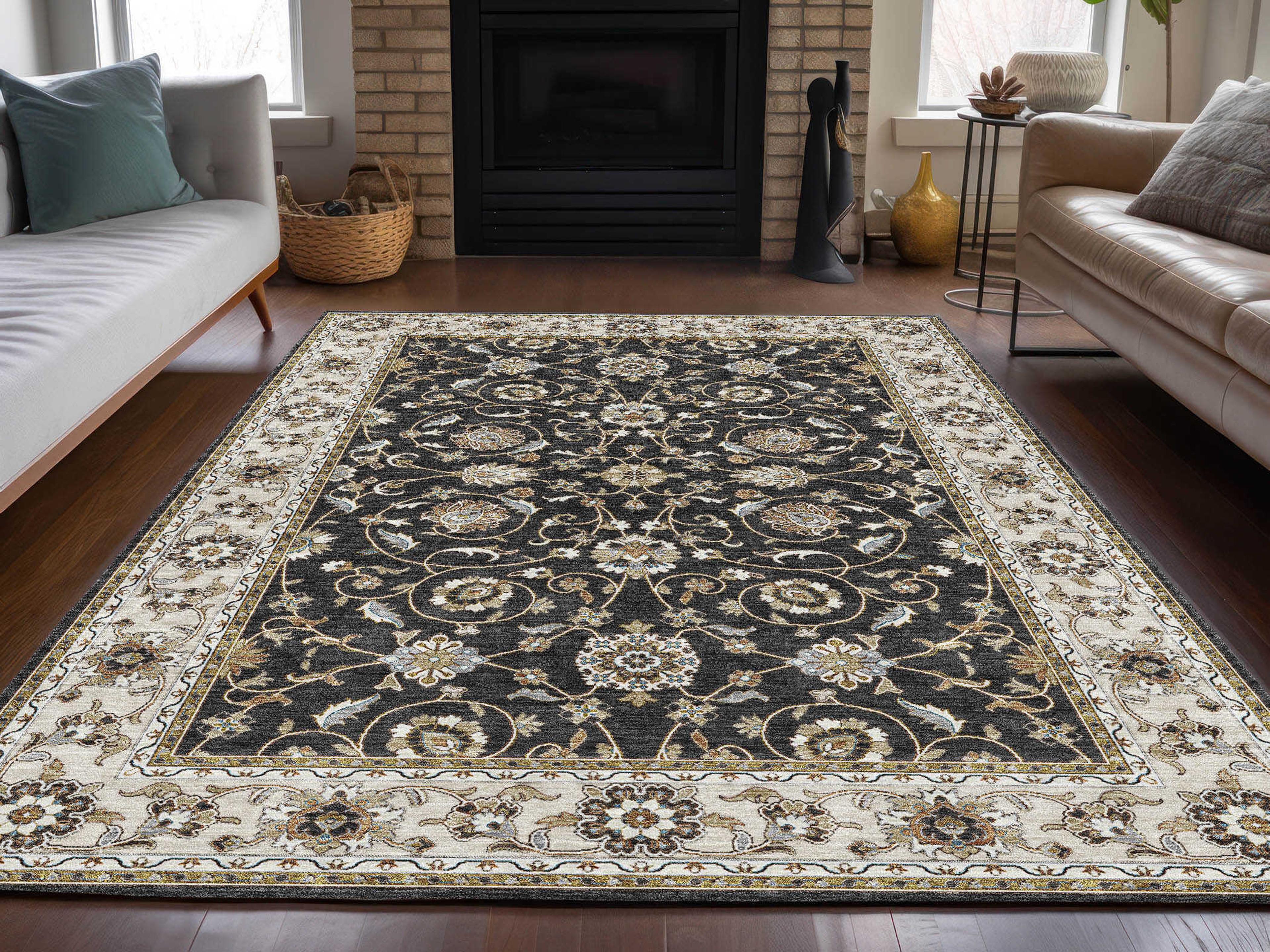 Dalyn Hatay Bordered Area Rug