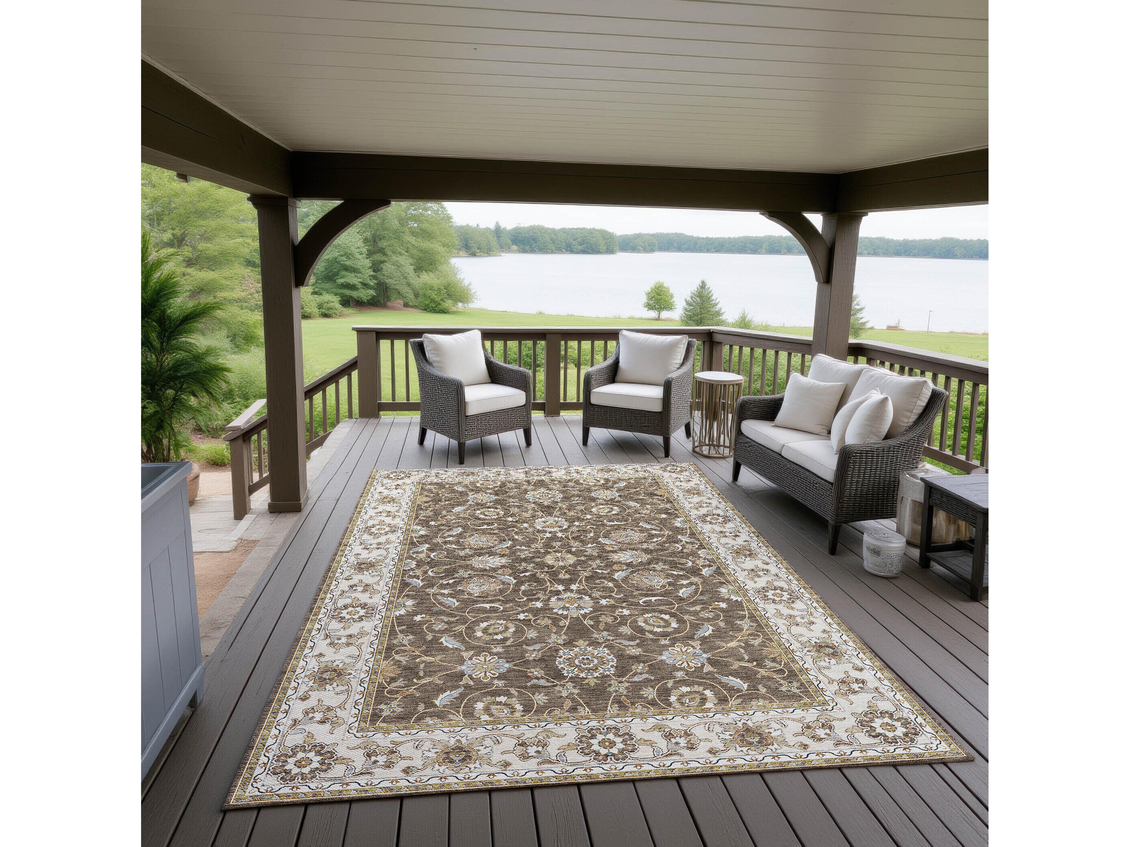 Dalyn Hatay Bordered Area Rug