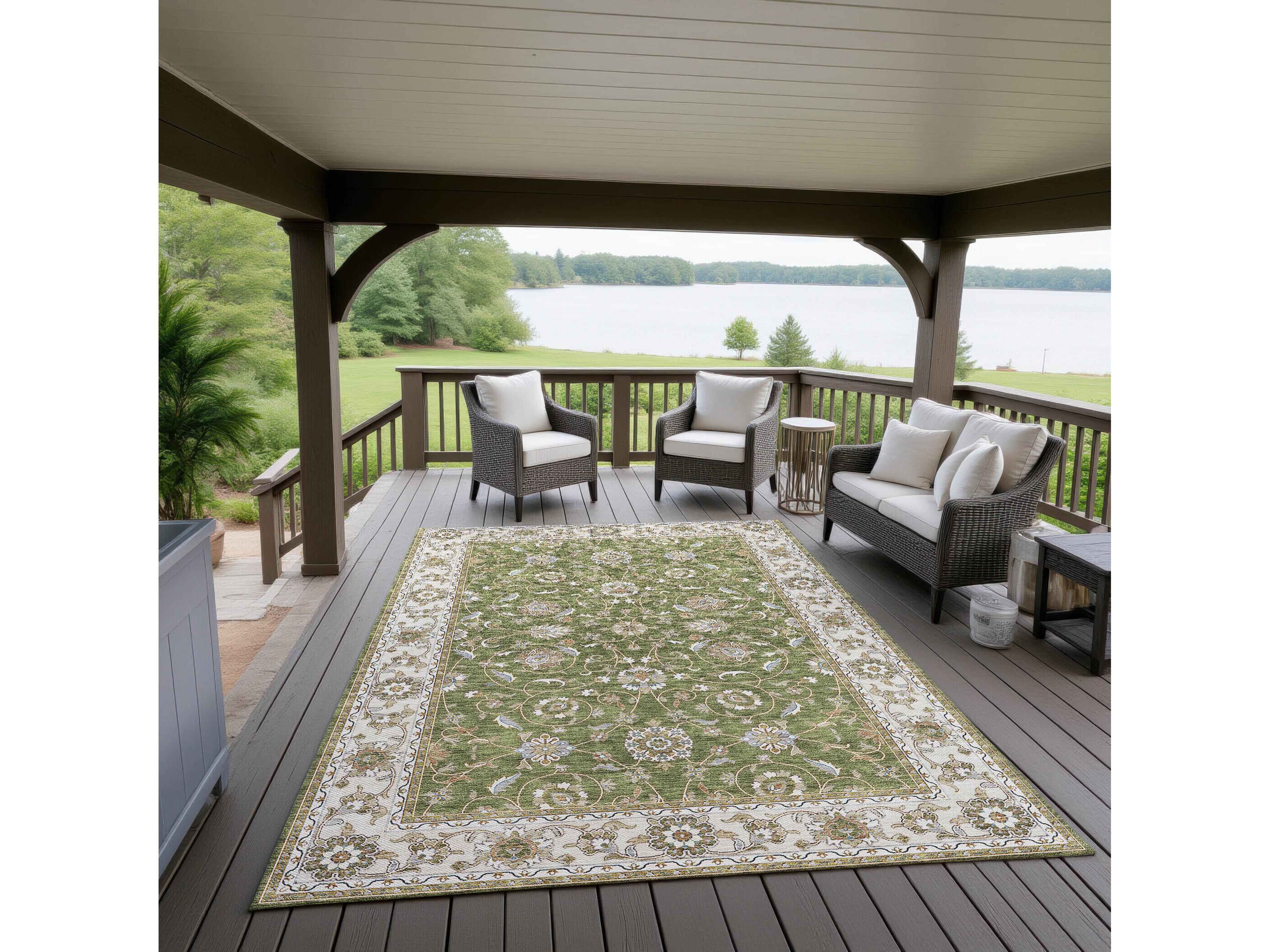 Dalyn Hatay Bordered Area Rug